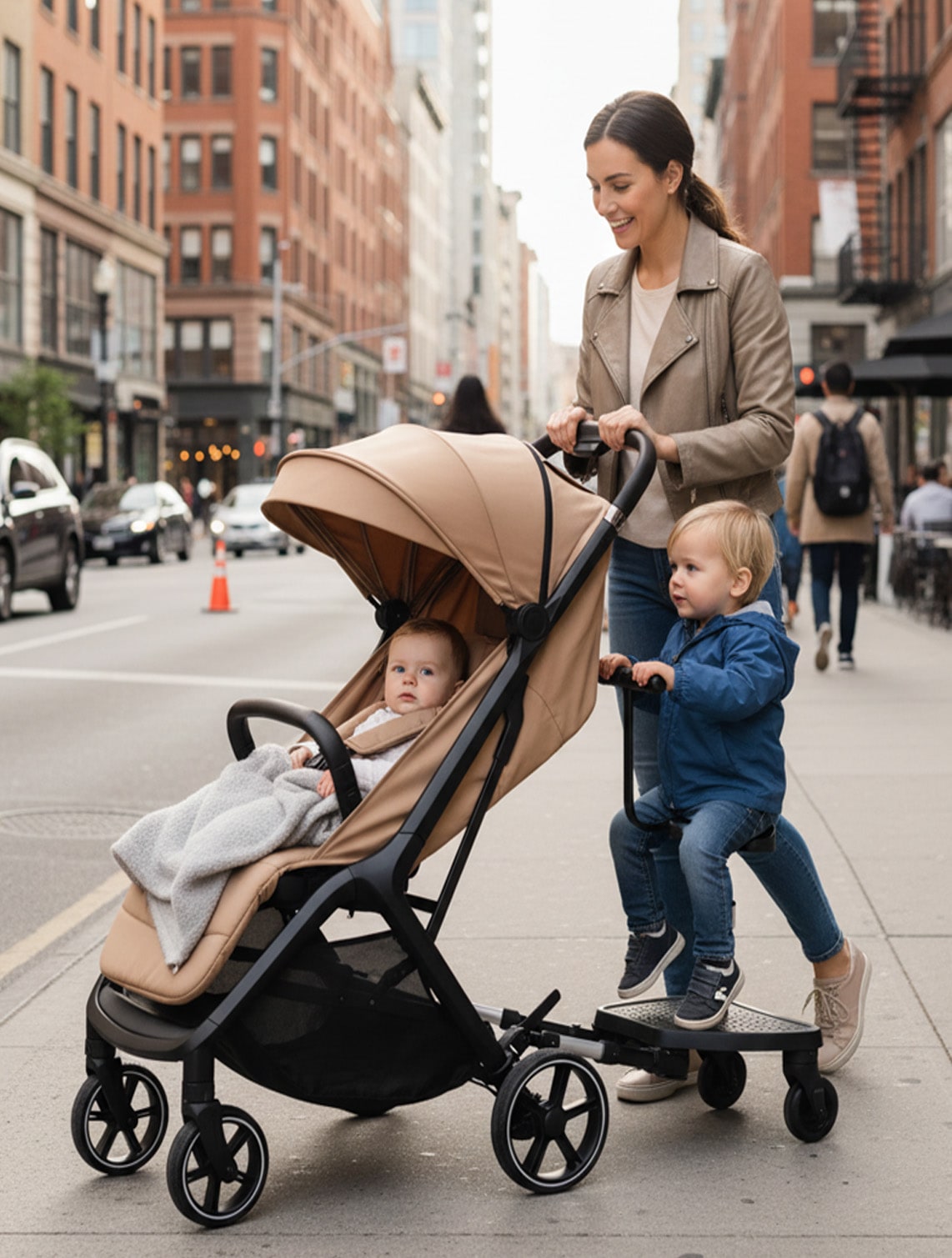 Fillikid Buggyboard »Mitfahrbrett FlexiRide« für Kinderwagen