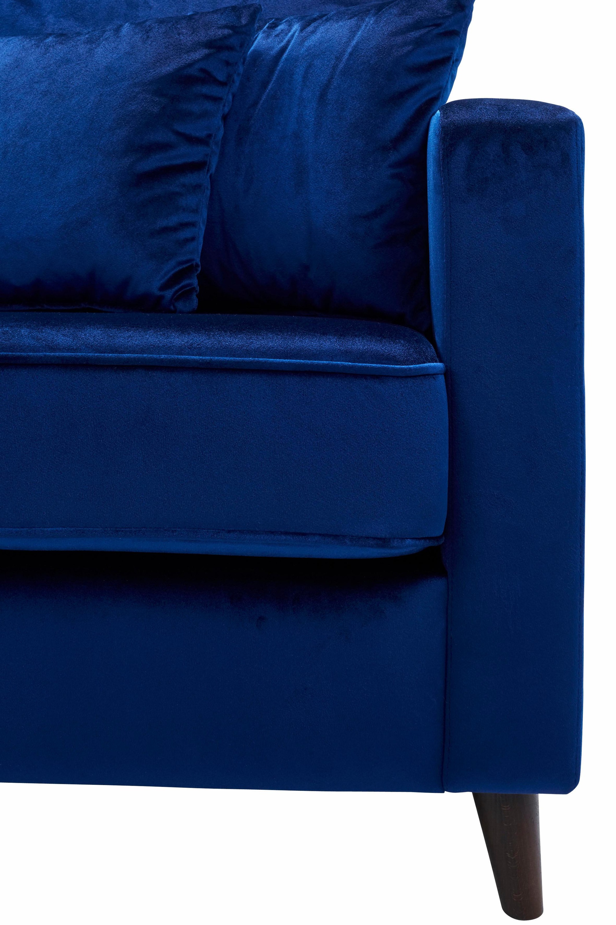 Guido Maria Kretschmer Home&Living Ecksofa »Renesse L-Form«, lose Kissen, Keder an Sitzkissen