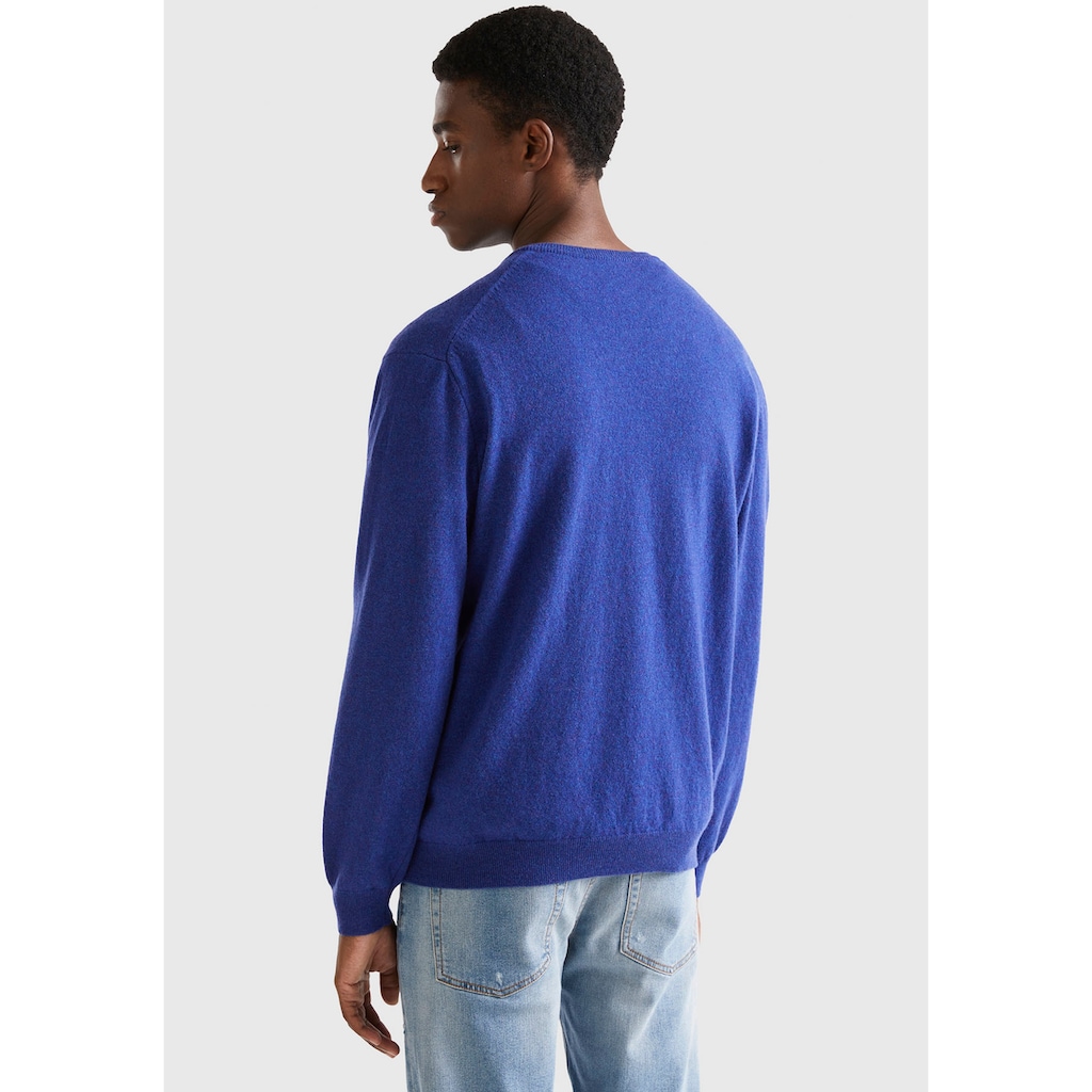 United Colors of Benetton V-Ausschnitt-Pullover