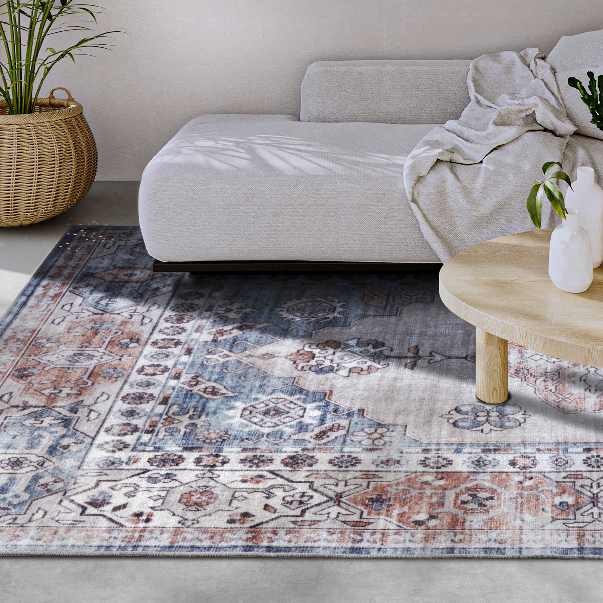 HANSE Home Teppich »Meridiem«, rechteckig, 5 mm Höhe, Kurzflor, Anti Rutsch günstig online kaufen