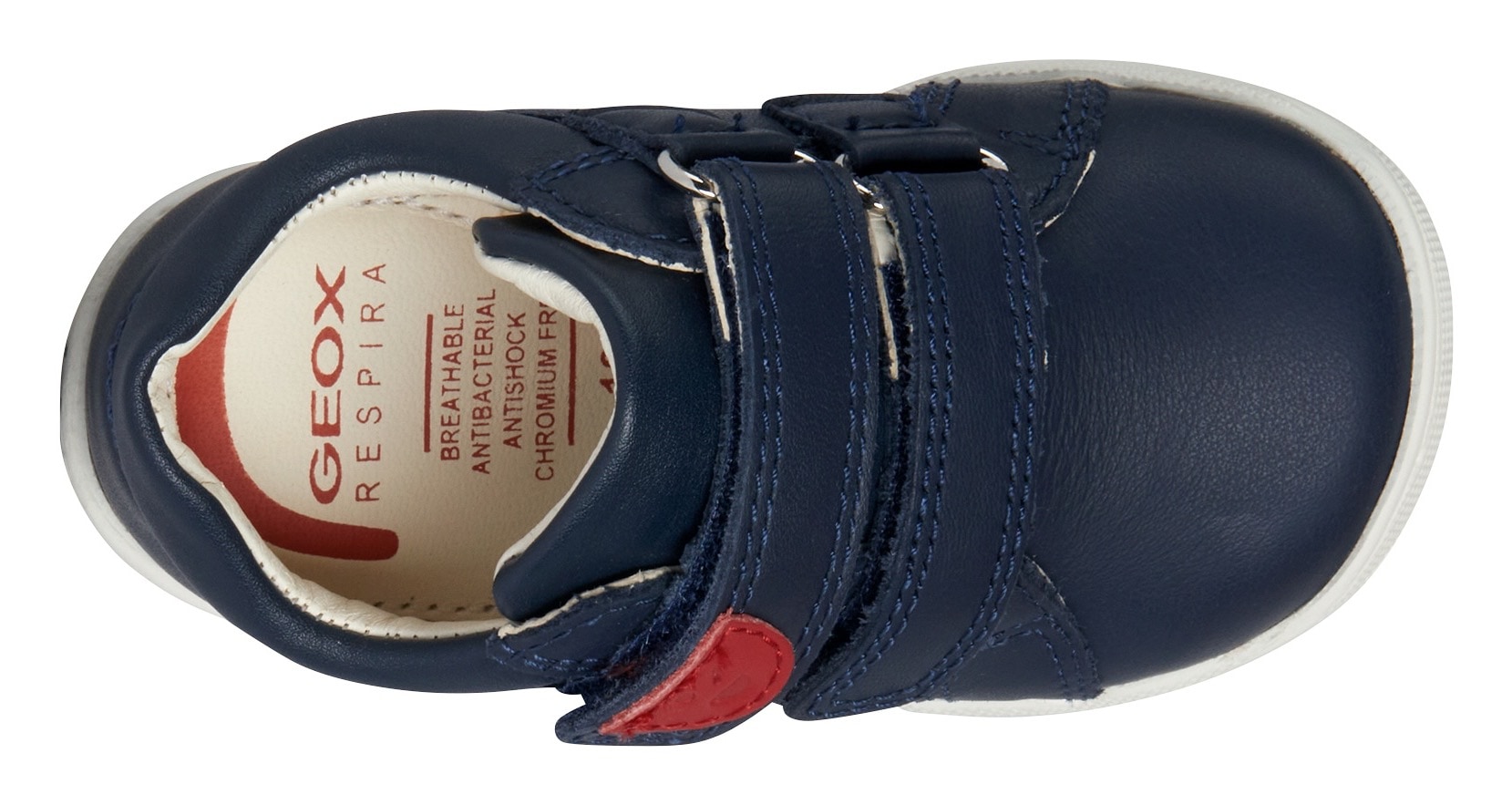 Geox Lauflernschuh »B MACCHIA BOY«, Babyschuh, Klettschuh, Sneaker für Laufanfänger