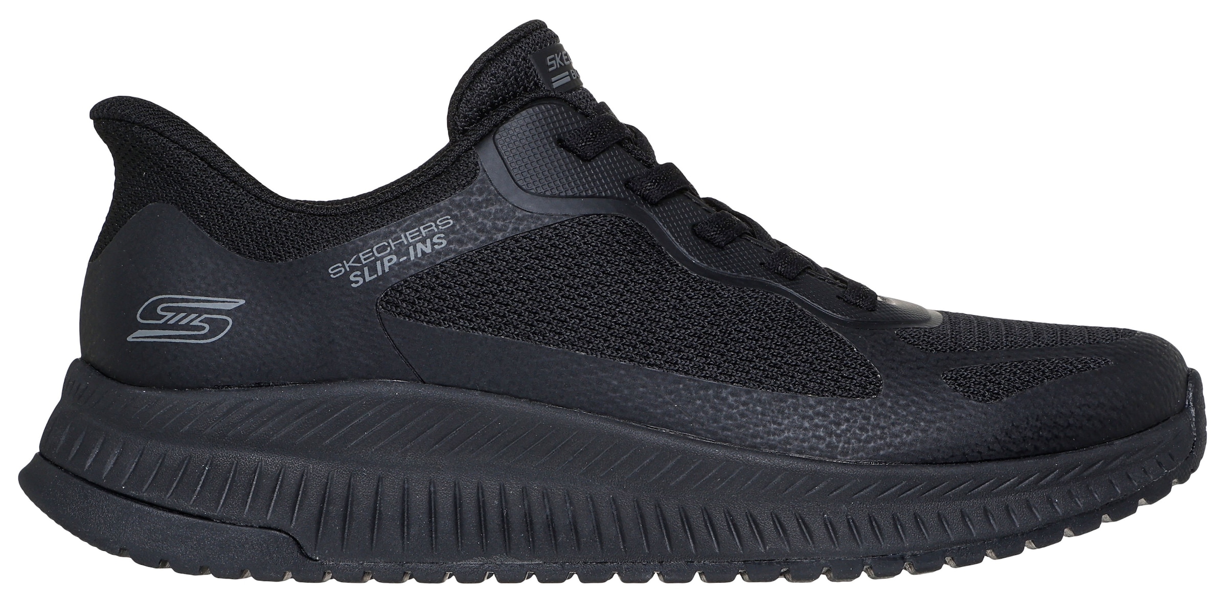 Skechers Slip-On Sneaker »BOBS SQUAD 4«, Slipper, Freizeitschuh, Halbschuh mit Memory Foam
