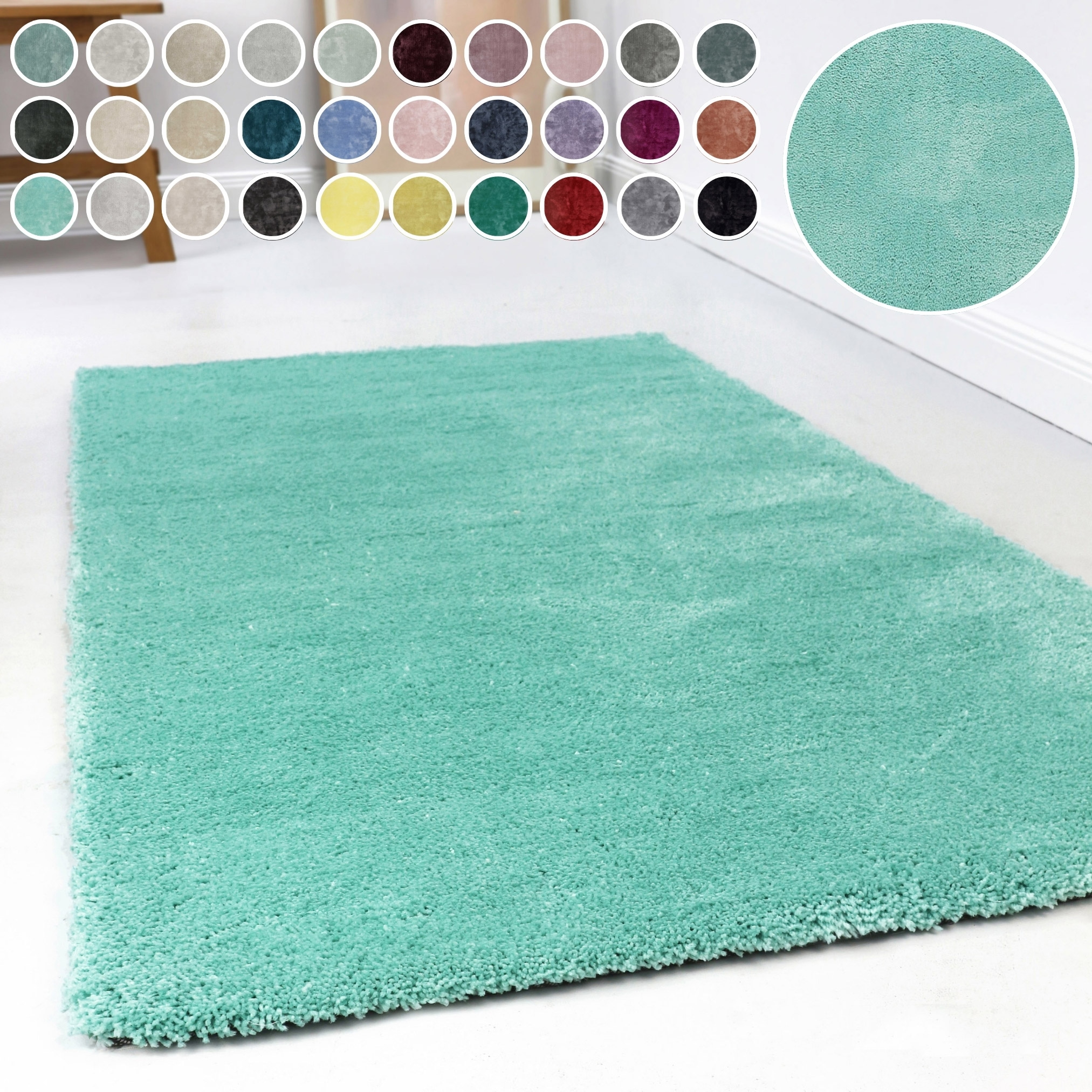Esprit Hochflor-Teppich »Relaxx ESP-4150«, rechteckig, 25 mm Höhe, Wohnzimmer, sehr große Farbauswahl, weicher dichter Hochflor