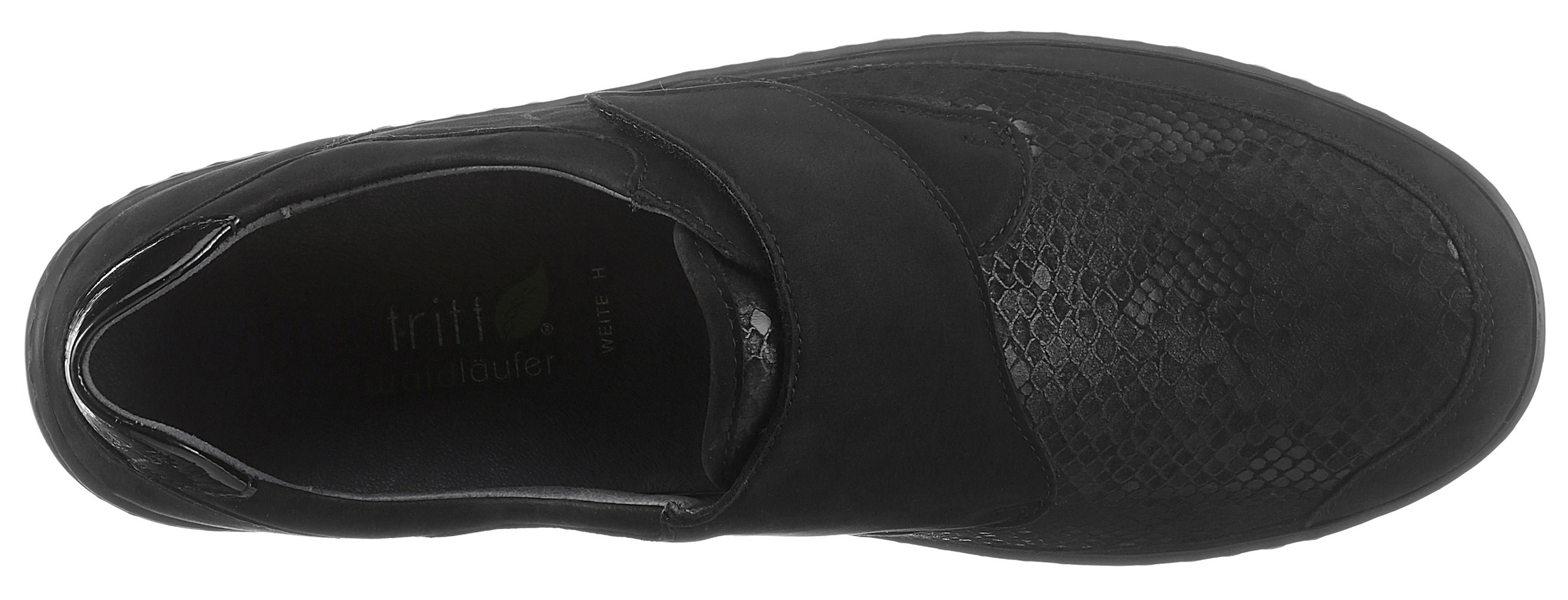 Waldläufer Klettschuh »HENNI-Soft«, Slipper, Komfortschuh, Bequemschuh mit Orthotritt, Weite H