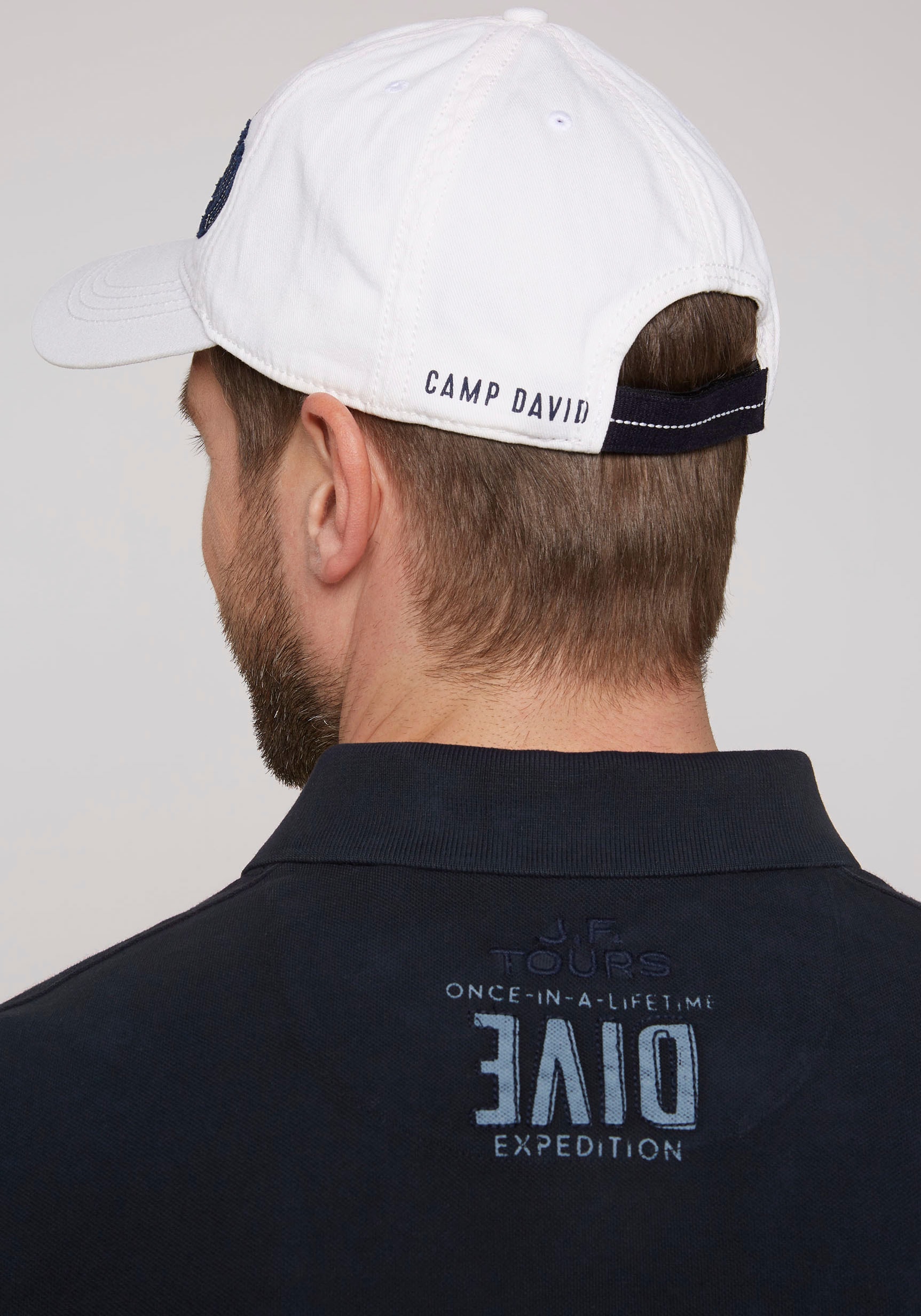 CAMP DAVID Baseball Cap, mit gewaschener Optik im Online-Shop bestellen