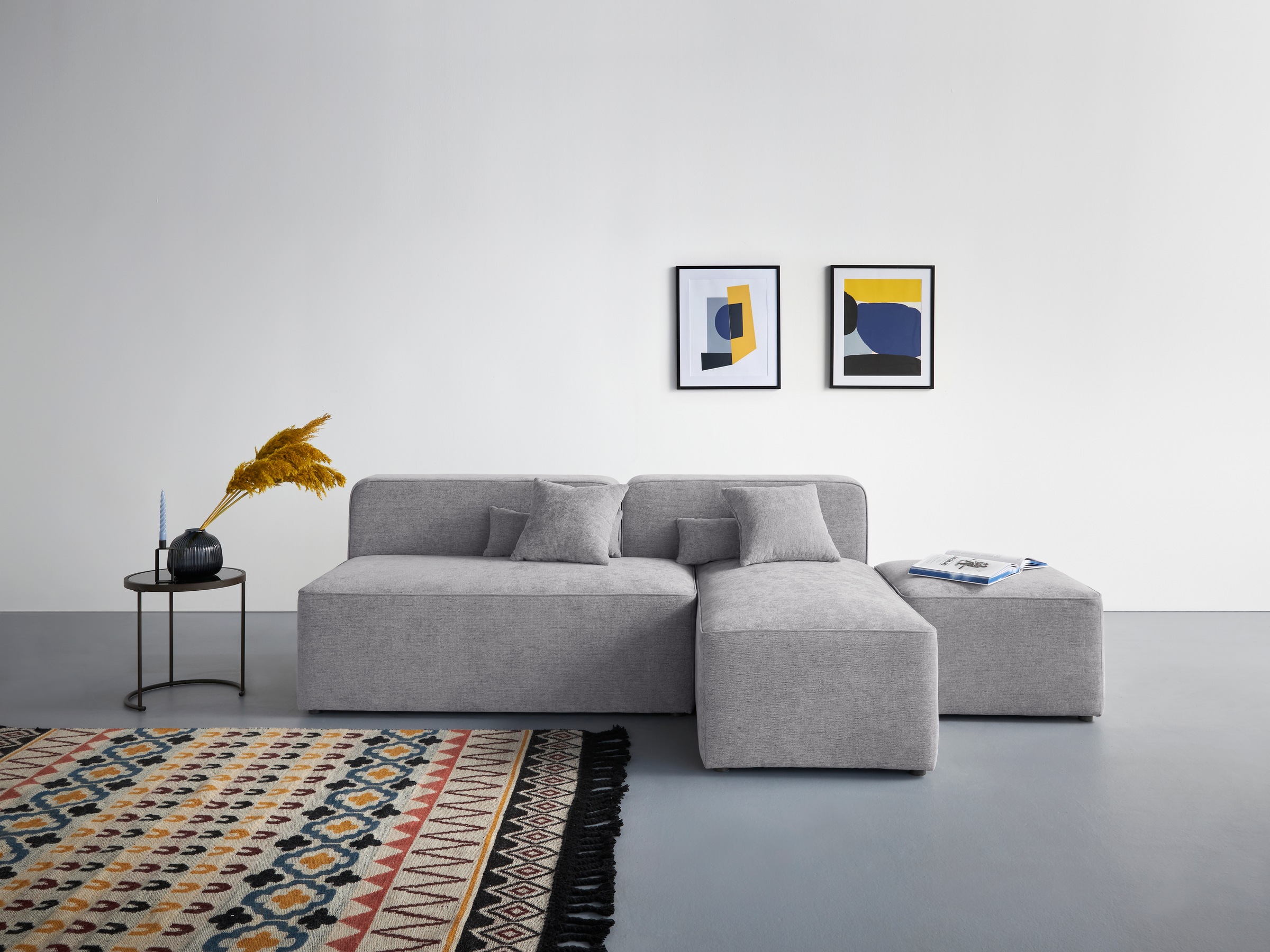 Home affaire Ecksofa »Sundstrup L-Form« Modulserie, individuelle Zusammenst günstig online kaufen