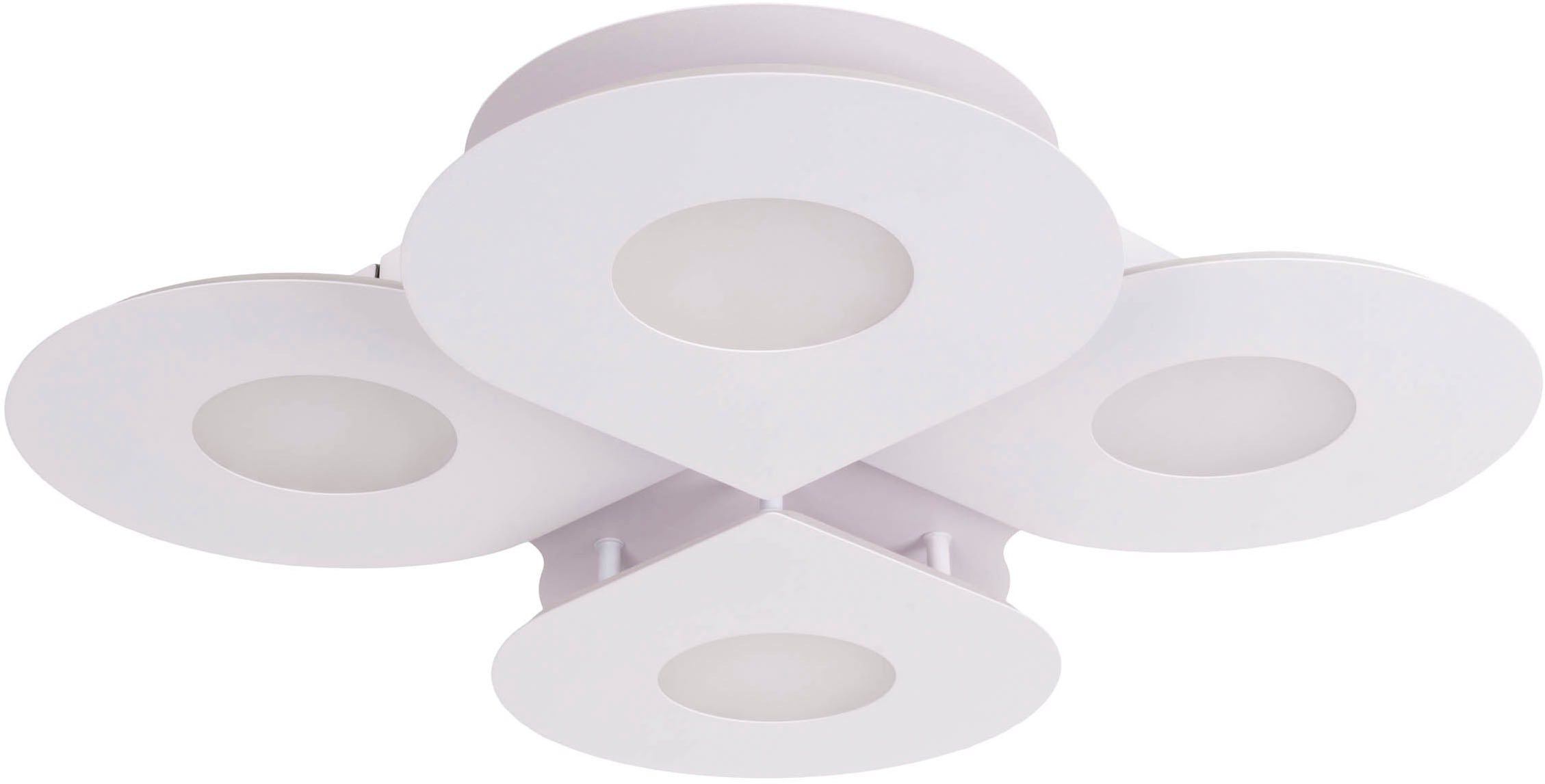 näve LED Deckenleuchte »Smilla«, 1 flammig, Leuchtmittel LED-Modul | LED fest integriert, weiß, Memory, Nachtlicht, CCT, dimmbar per Fernbedienung (inkl.)
