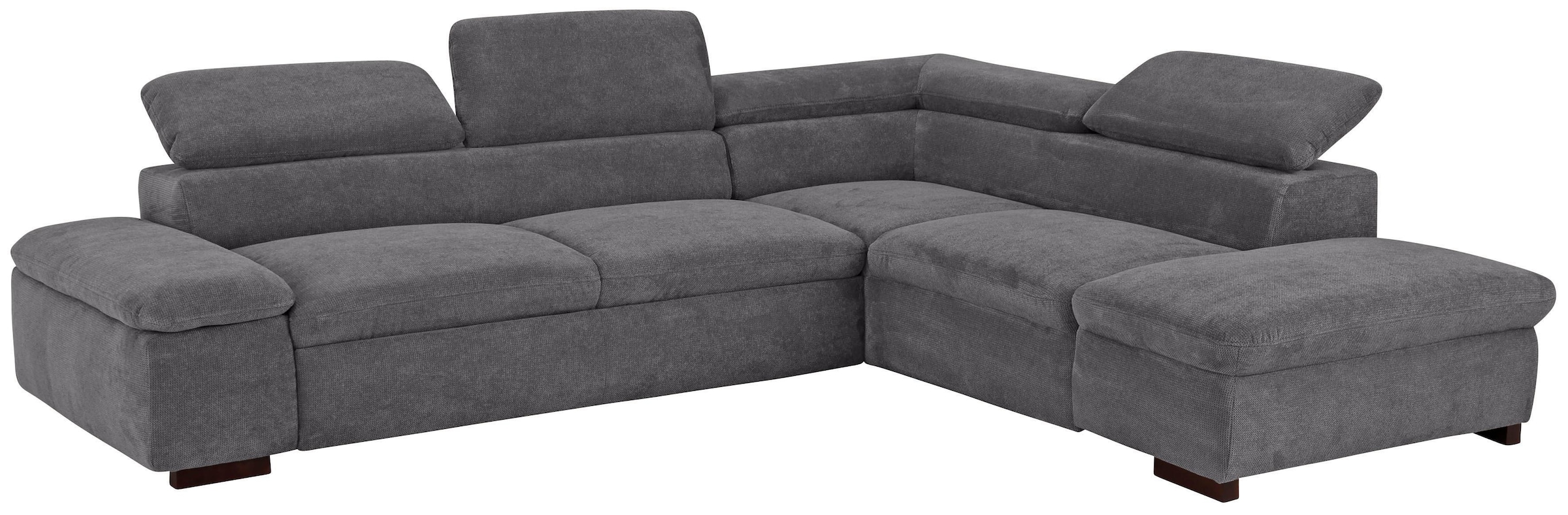 Home affaire Ecksofa »Alberto L-Form«, mit Kopfteilverstellung, wahlweise mit Bettfunktion
