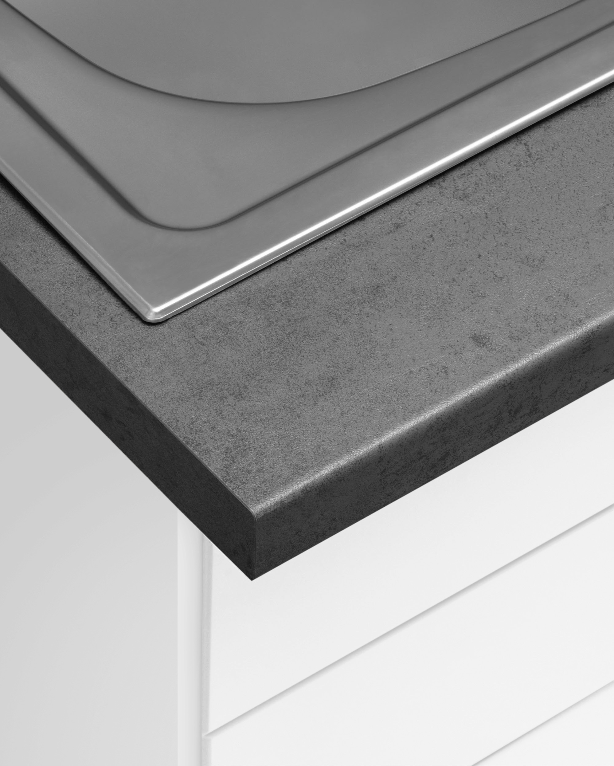 KOCHSTATION Küchenzeile »KS-Luhe«, 360 cm breit, wahlweise mit oder ohne E-Geräten, gefräste MDF-Fronten