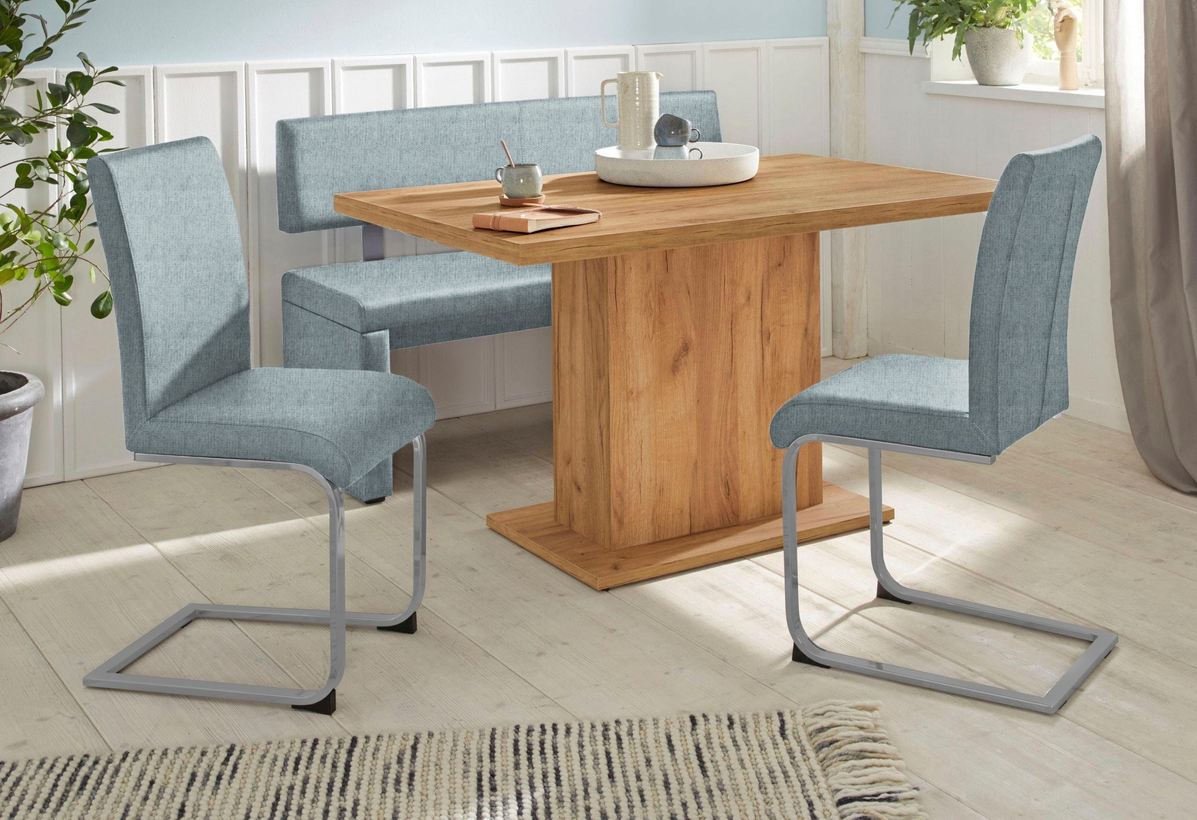 Home affaire Sitzbank "Charissa" mit Lehne, Breite 140, 160 oder 180 cm günstig online kaufen