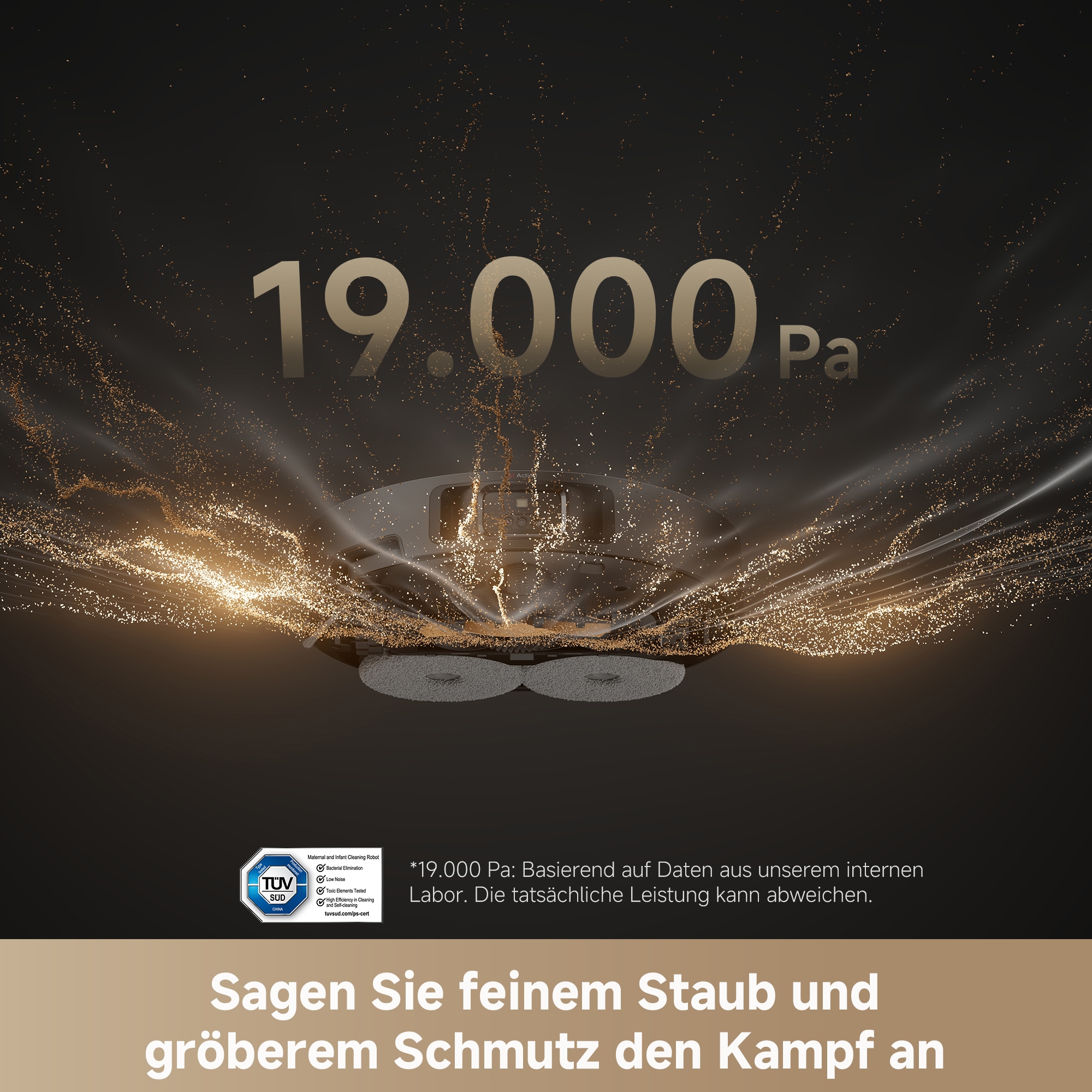 Dreame Saugroboter »L40s Pro Ultra, mit Wischfunktion«, 19.000Pa Saugkraft, Hindernisüberwindung (bis zu 4cm), Kamera mit KI
