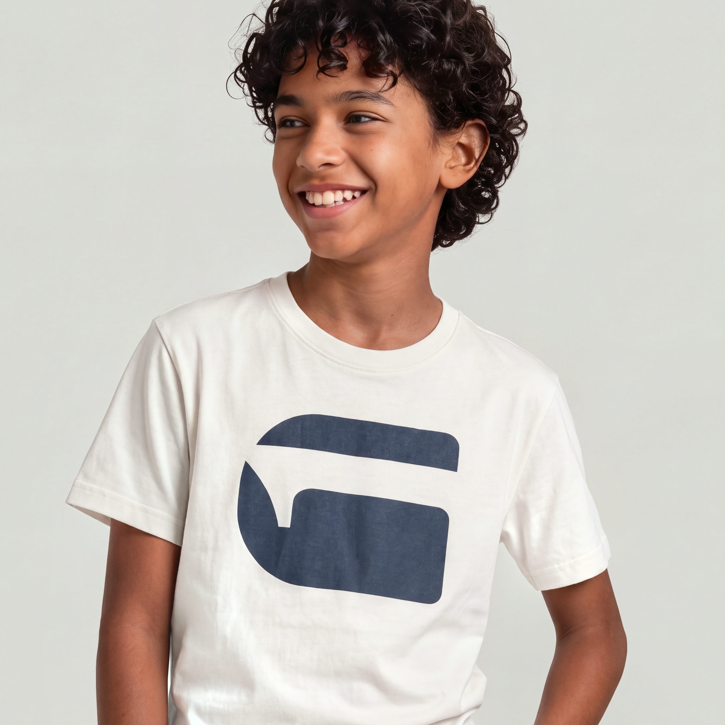 G-STAR T-Shirt »KIDS, OVERSIZED R T SS« mit Logo-Print, Baumwolljersey
