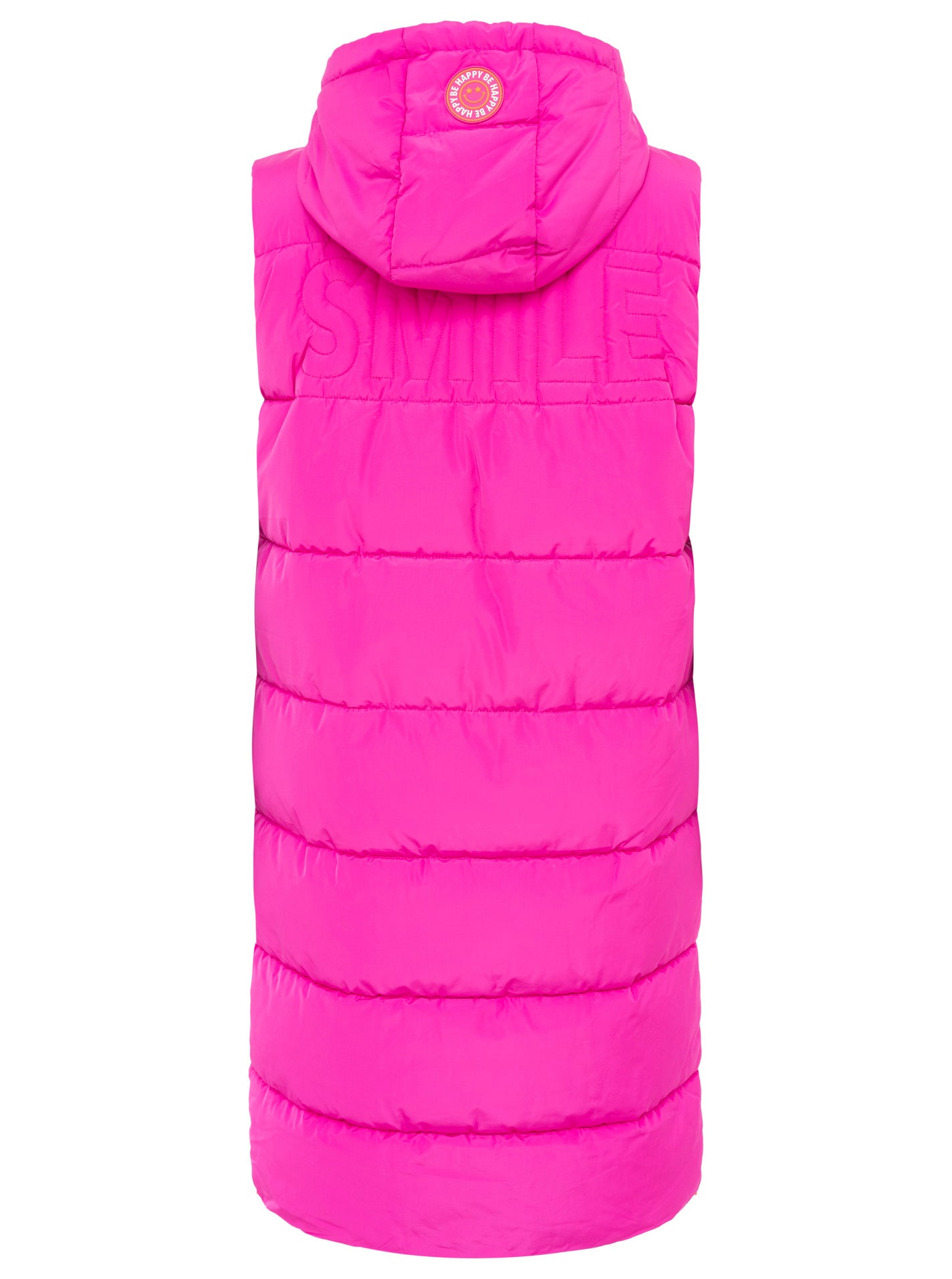 Zwillingsherz Steppweste »"Smile"« Smile-Steppung hinten, Zippern seitlich, Kapuze, Kordelzug