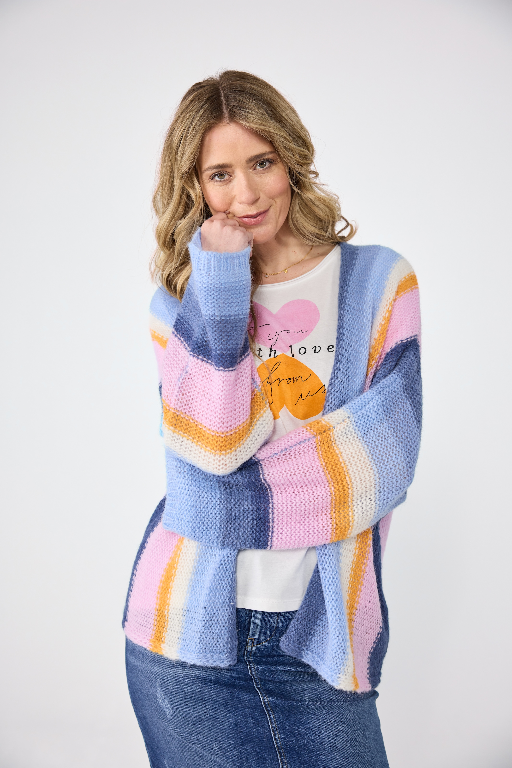 Lieblingsstück Strickjacke »BelamaL«, mit Wollanteil und Alpaka