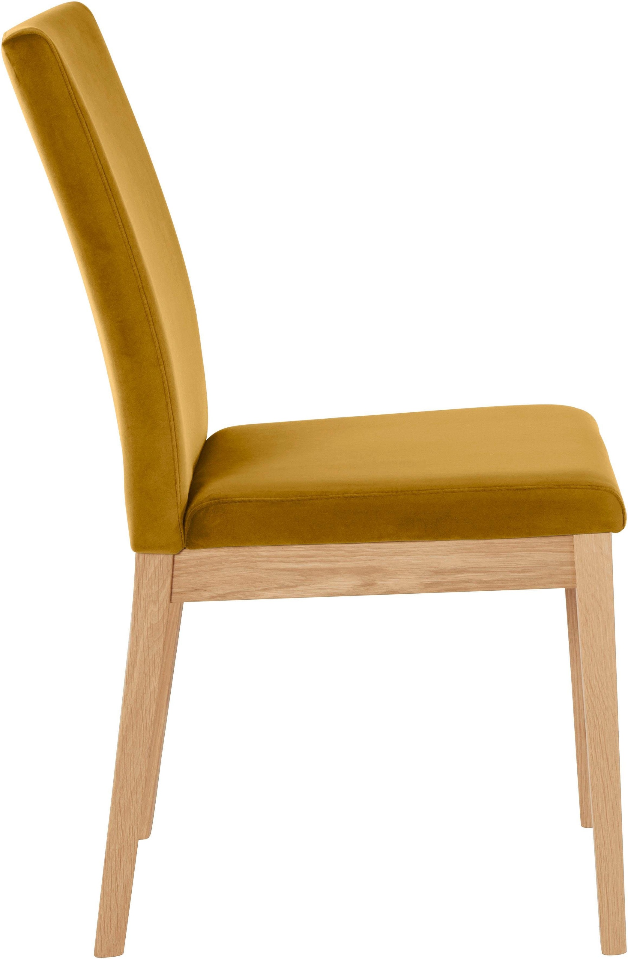 Home affaire Stuhl »Dendres«, (Set), 2 St., Luxus-Microfaser