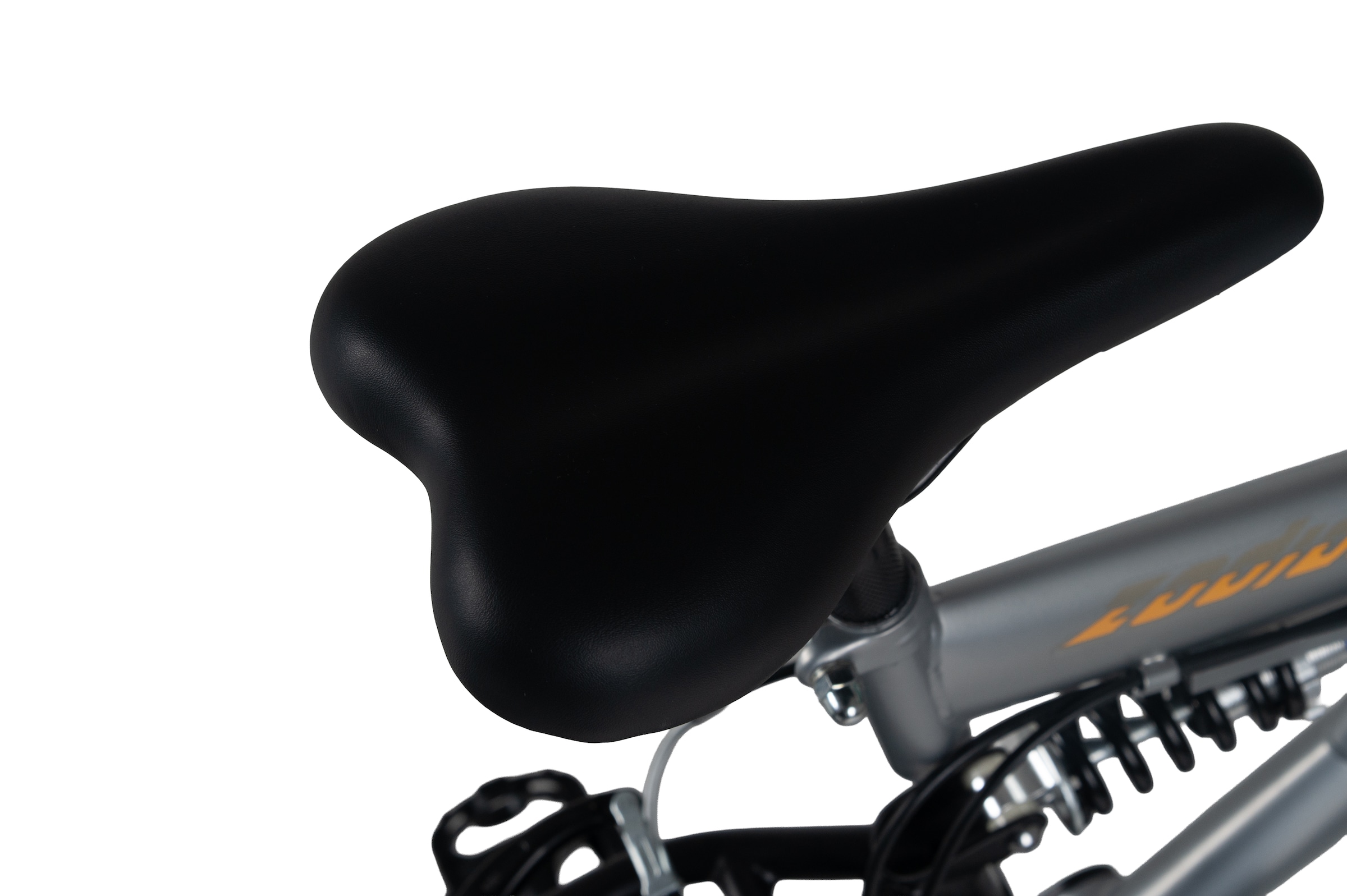 WYLD Jugendfahrrad »WYLD Kinder-Mountainbike Fully 24'' Zodiac grau 18 Gänge RH 38 cm« 18 Gang Shimano Tourney Schaltwerk Kettenschaltung