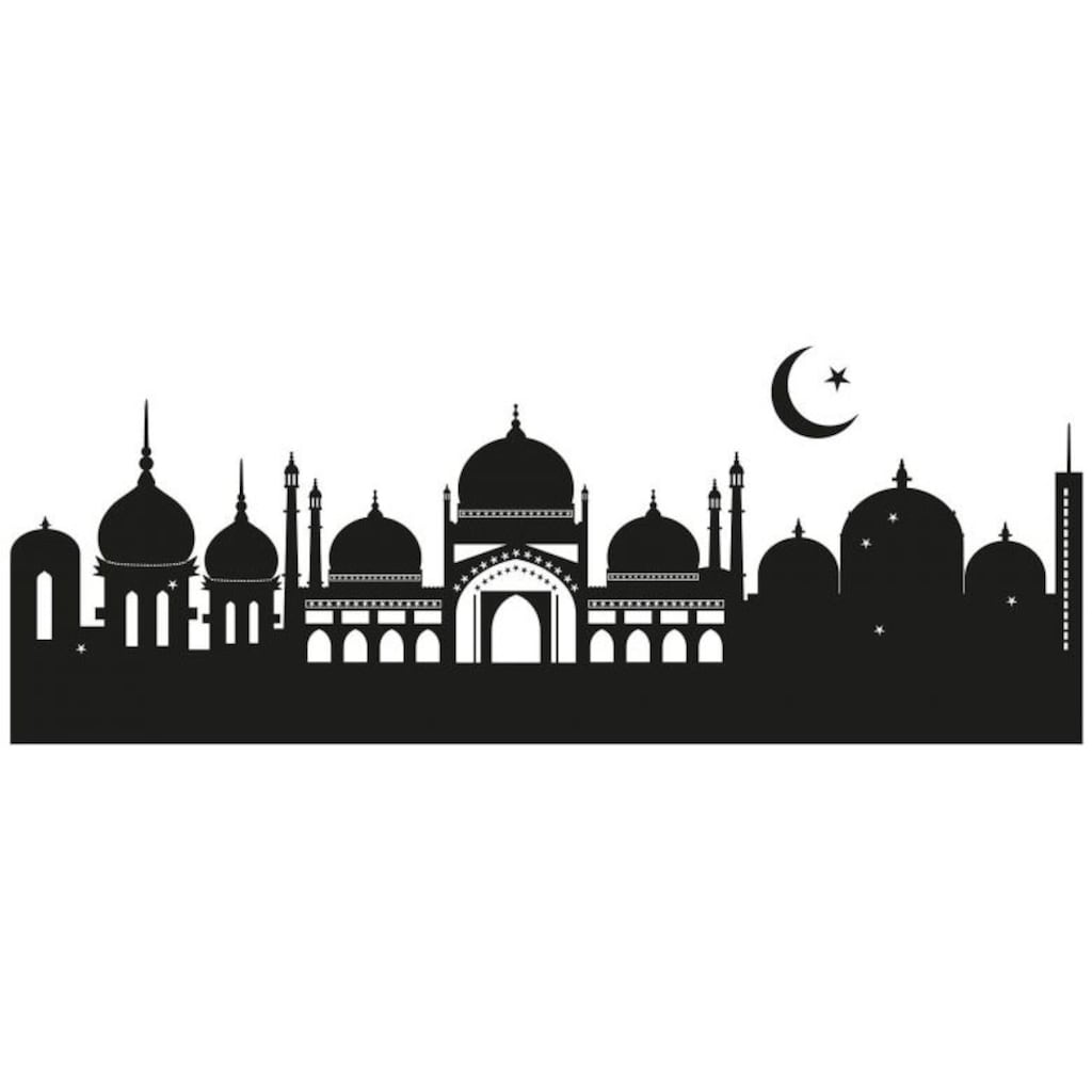 Wall-Art Wandtattoo »Skyline Islamische Stadt 120cm«, (1 St.)