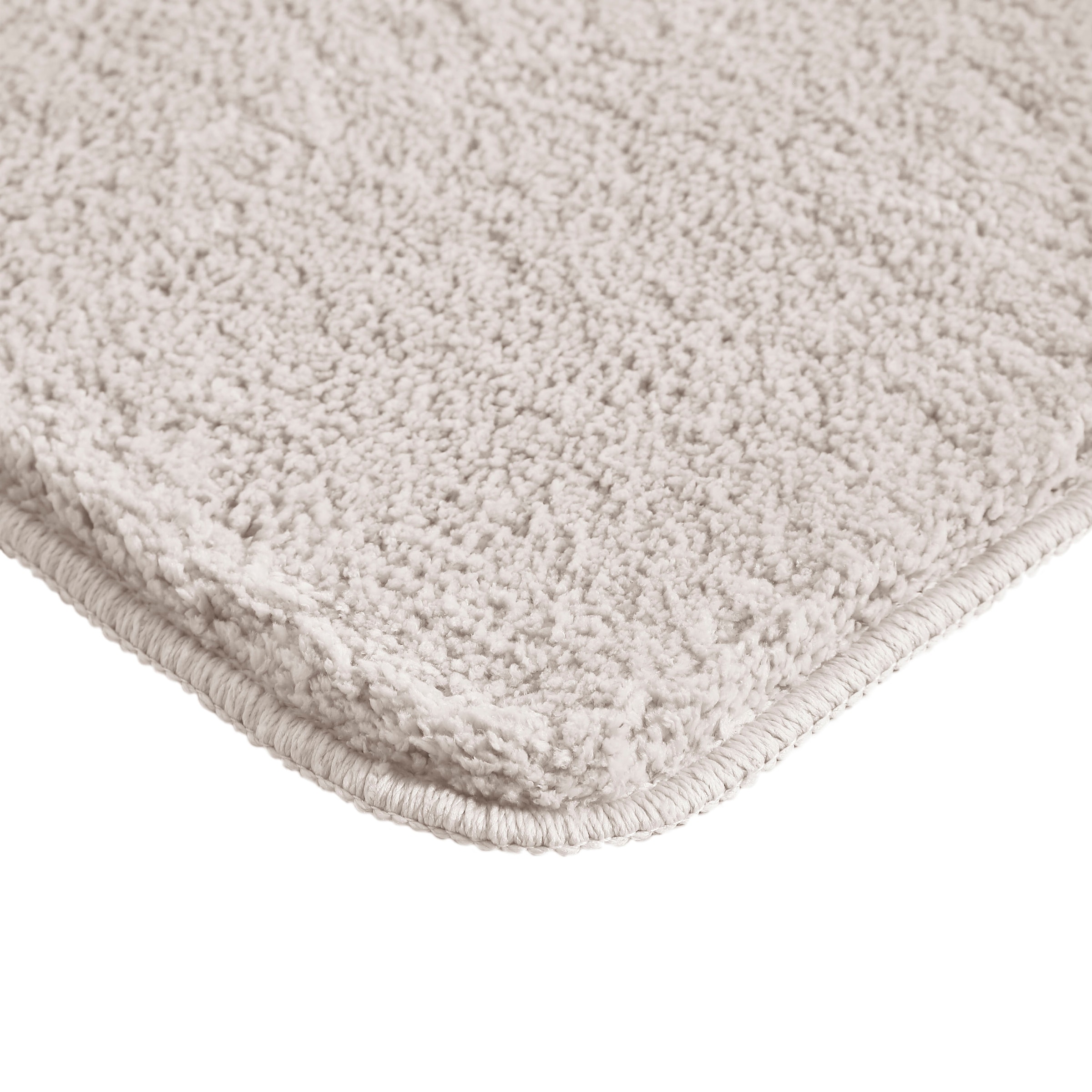 my home Badematte »Inga, Badezimmer Teppich, Badvorleger«, rutschhemmend beschichtet, schnell trocknend-strapazierfähig-fußbodenheizungsgeeignet, Badteppich, unifarben, weich, als halbrund und rechteckig erhältlich