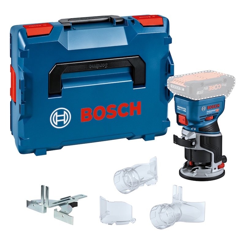 BOSCH PROFESSIONAL Akku-Fräse »GKF 18V-8« mit L-BOXX 136, ohne Akku und Ladegerät (ohne Farbbezeichnung)