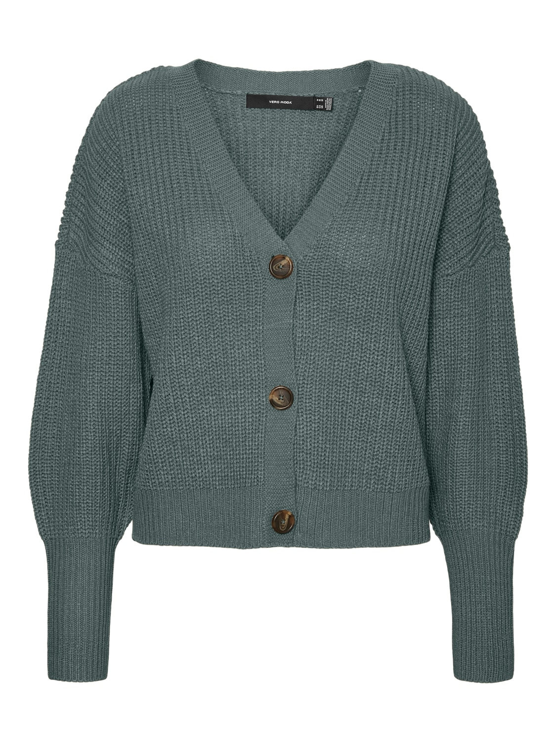Vero Moda Strickjacke »VMLEA LS V-NECK CUFF CARDIGAN NOOS« Rippstrick