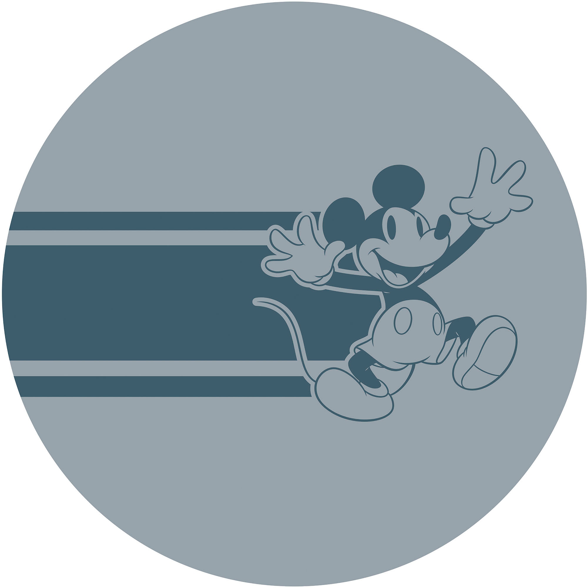 Komar Wandtattoo »selbstklebendes Vlies - Mickey Bonjour - Größe 125 x 125 günstig online kaufen