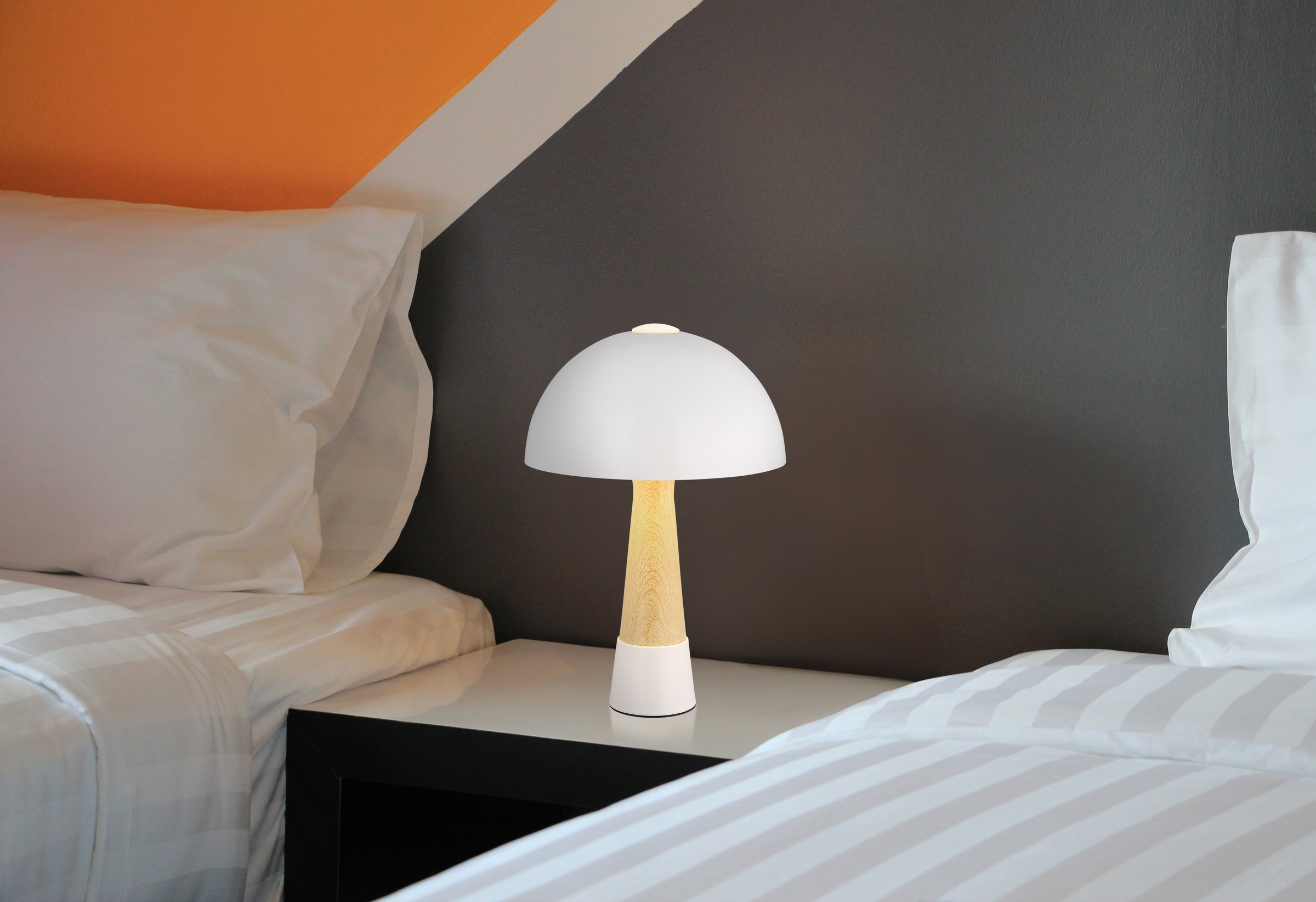 NOWA Tischleuchte »PAULIN« E27 1 Stk. Tischlampe, Design Leuchte günstig online kaufen