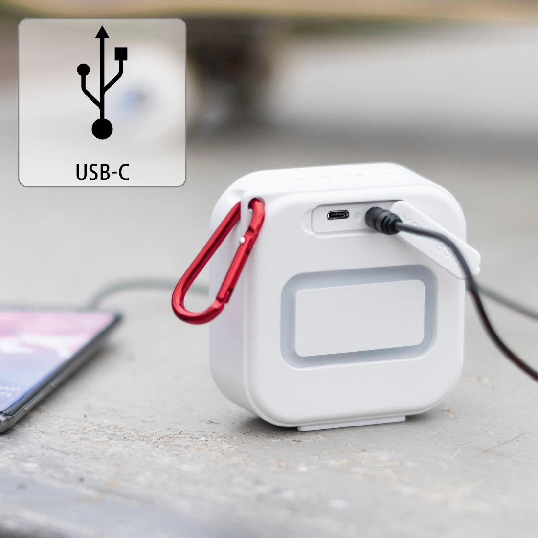 Hama Bluetooth-Lautsprecher »Mini-Bluetooth-Lautsprecher (wasserdicht IP67, Karabiner)« online 3,5W, mobil, bestellen