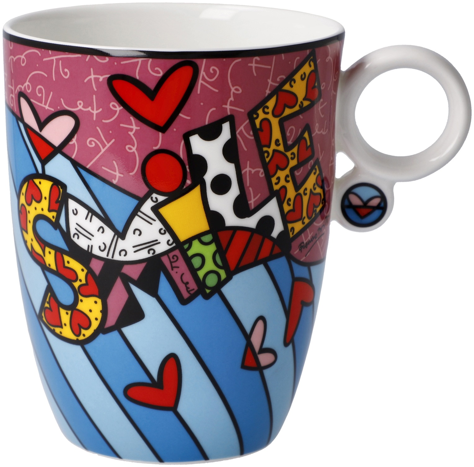 Goebel Tasse »Britto«, Pop Art, Künstlertasse, Fine Bone China, Romero Britto - Smile
