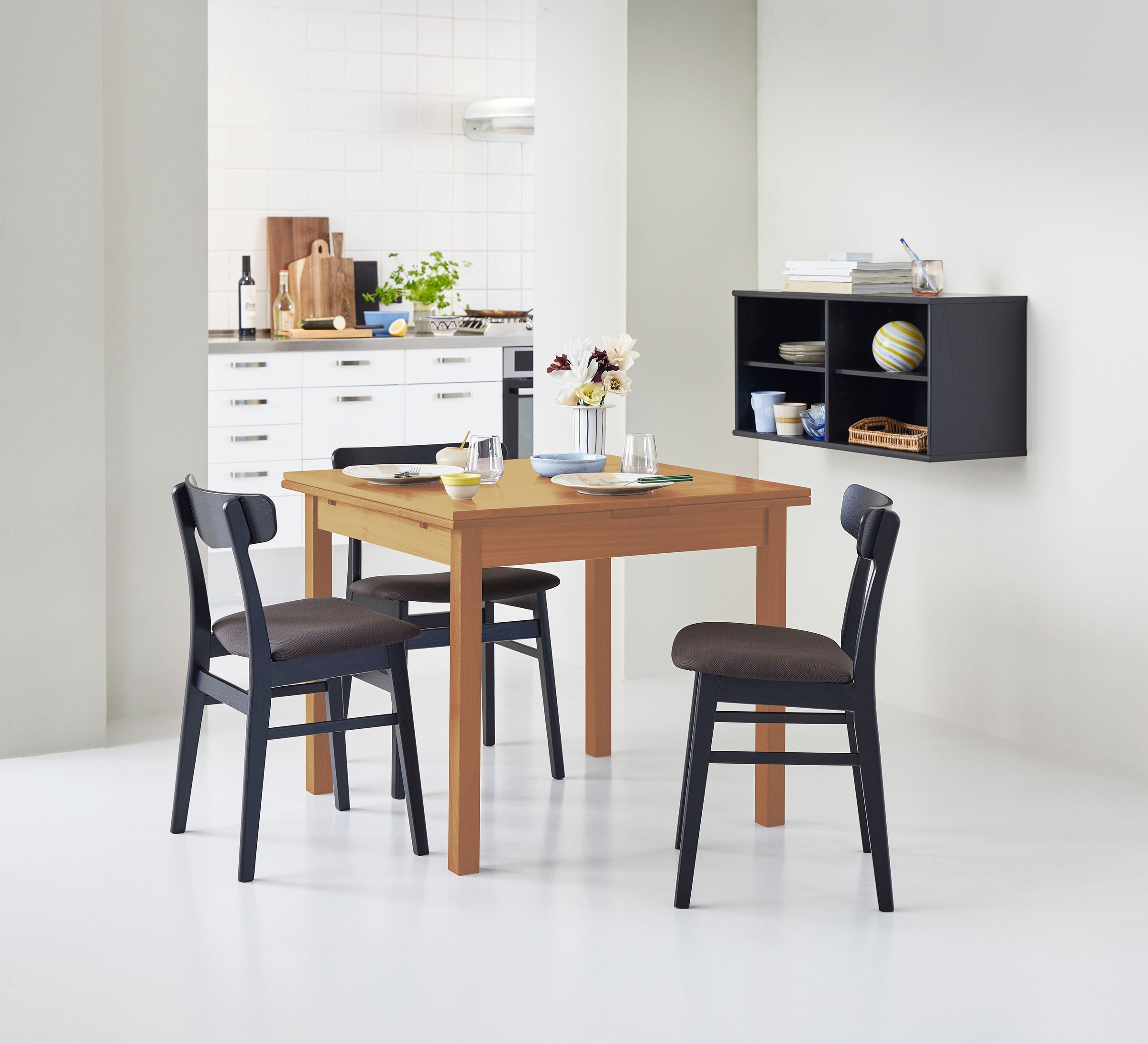 Hammel Furniture Esstisch »Basic Dinex, ausziehbar, mit Einlegeplatten - Fu günstig online kaufen
