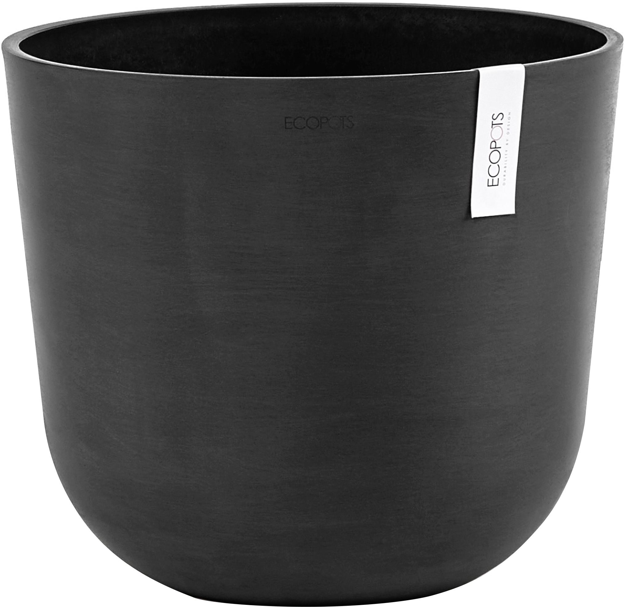 ECOPOTS Blumentopf »Oslo 35 Dunkelgrau«, für innen und außen: frostsicher, bruchsicher und lichtbeständig
