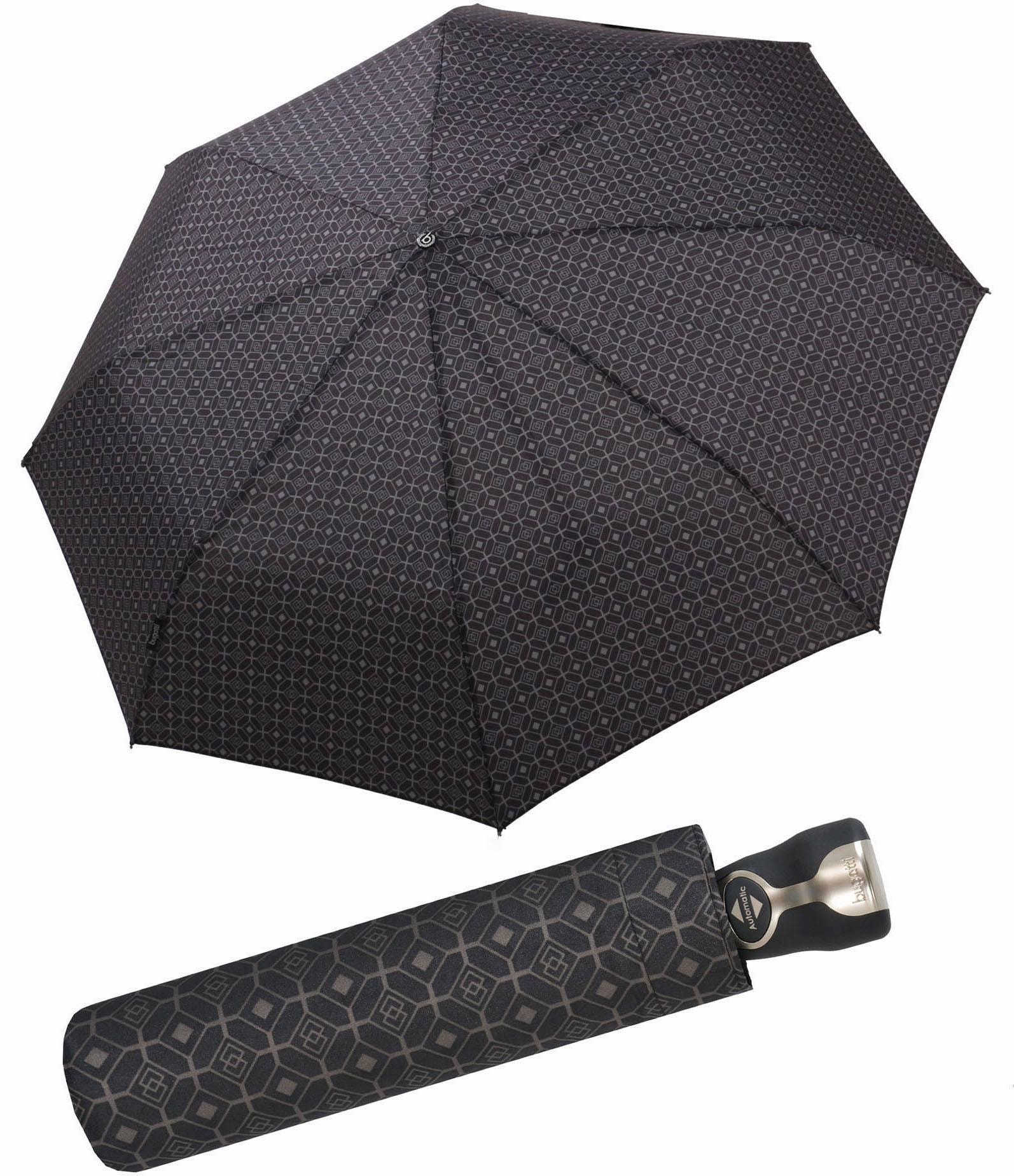 bugatti Taschenregenschirm »Gran Turismo, black grey« online kaufen | Taschenschirme