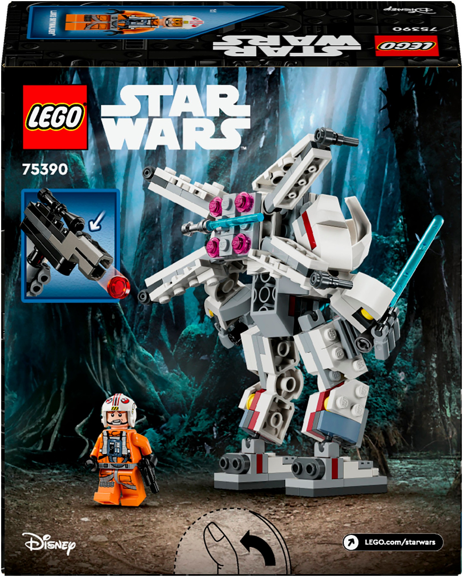 LEGO® Konstruktionsspielsteine »Luke Skywalkers™ X-Wing™ Mech (75390), LEGO Star Wars™«, (195 St.), Made in Europe