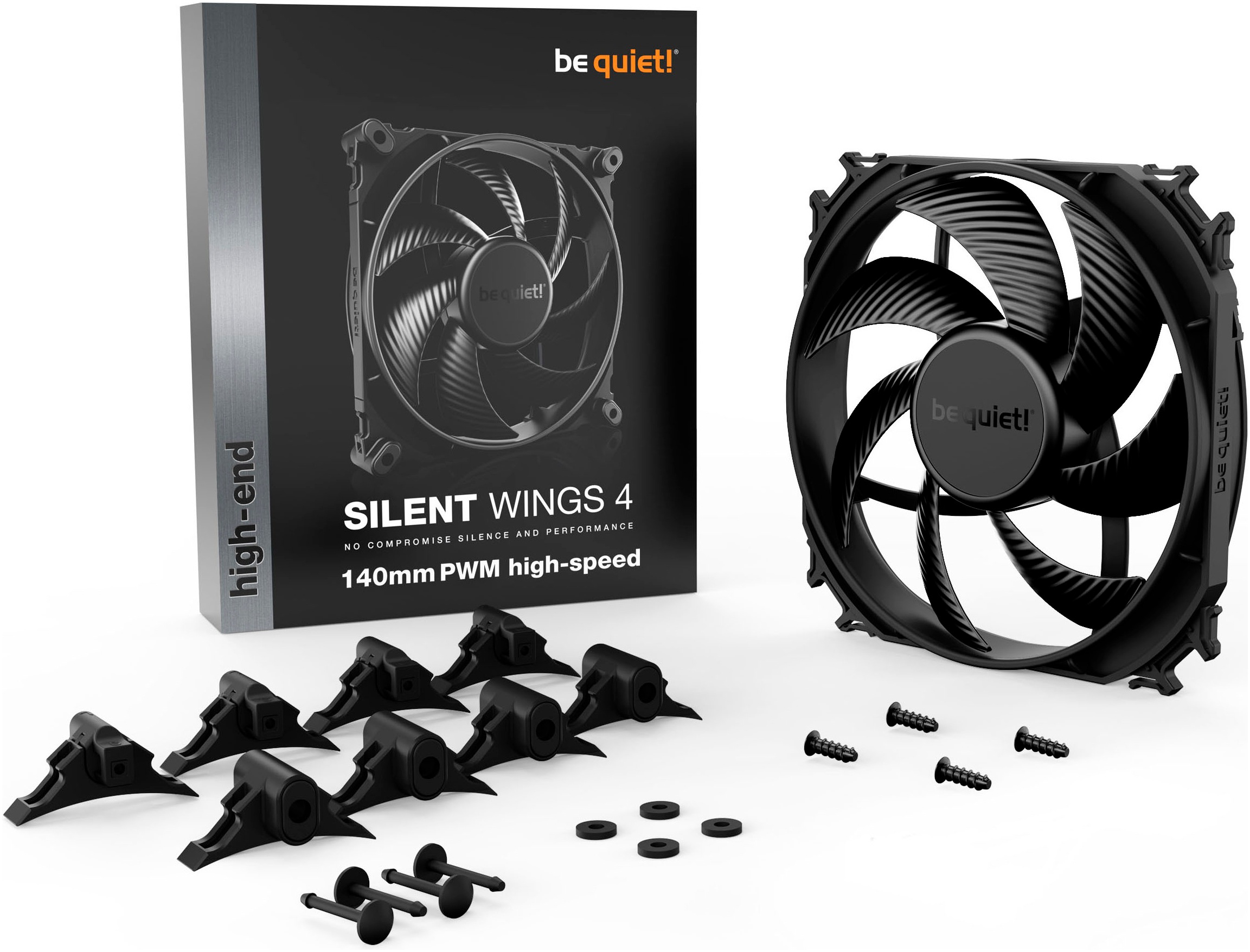 be quiet! Gehäuselüfter »SILENT WINGS 4  140mm PWM high-speed«