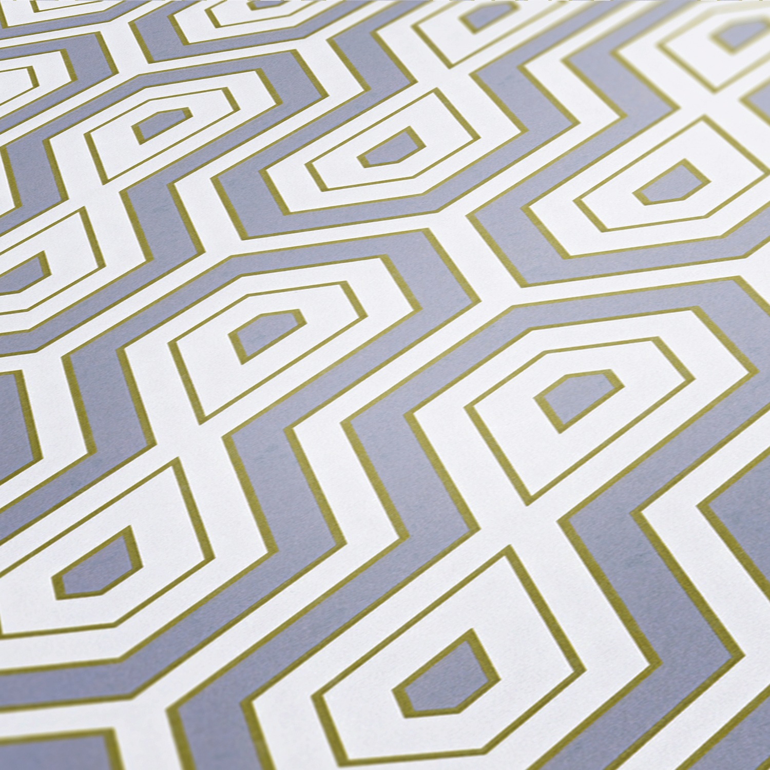 Architects Paper Vliestapete »Jungle Chic«, geometrisch-grafisch-Retro, Geometrische Tapete Retro Vintage Tapeten Wohnzimmer Schlafzimmer Flur