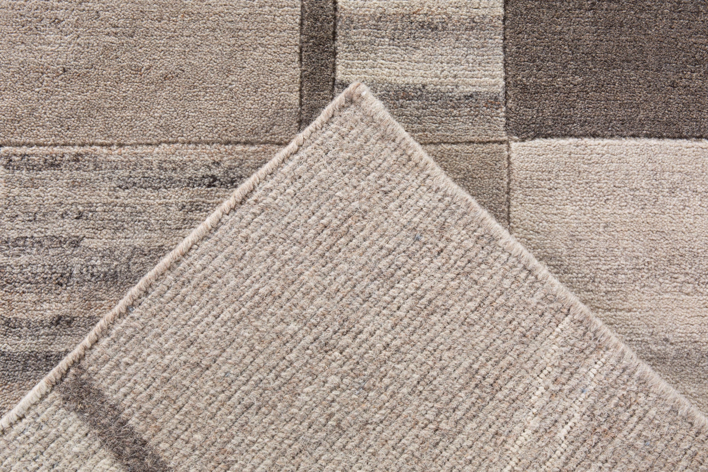LUXOR living Läufer »Henderson«, rechteckig, 8 mm Höhe, Teppich-Läufer, reine Wolle, handgeknüpft, Patchwork Design