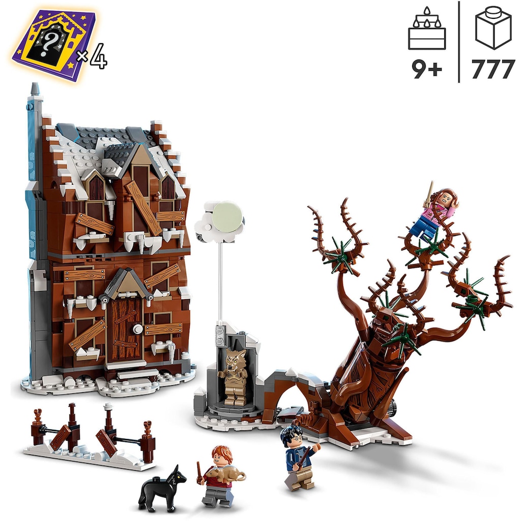 LEGO® Konstruktionsspielsteine »Heulende Hütte und Peitschende Weide (76407), LEGO® Harry Potter«, (777 St.), Made in Europe