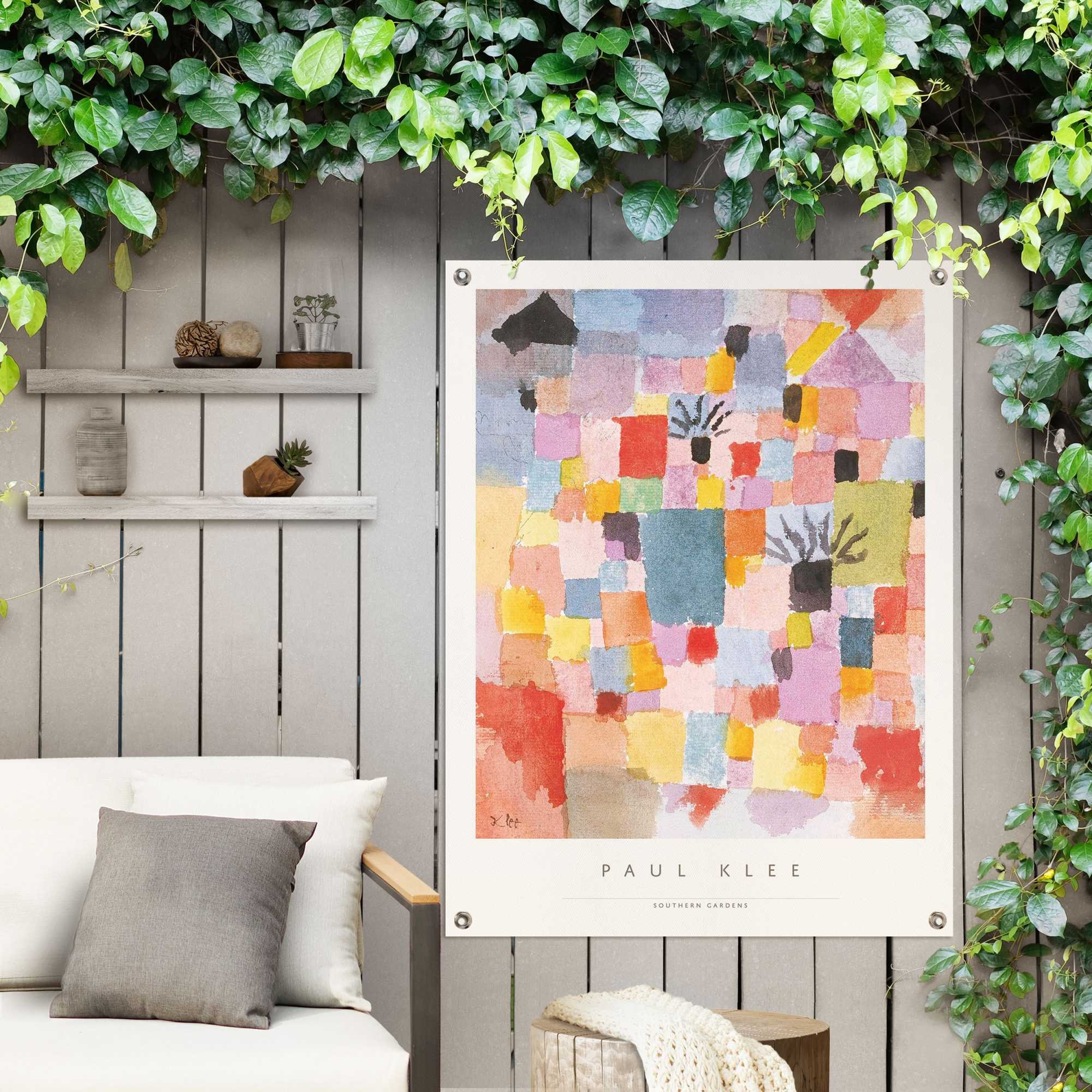 Reinders! Poster »Paul Klee II«, Outdoor für Garten oder Balkon