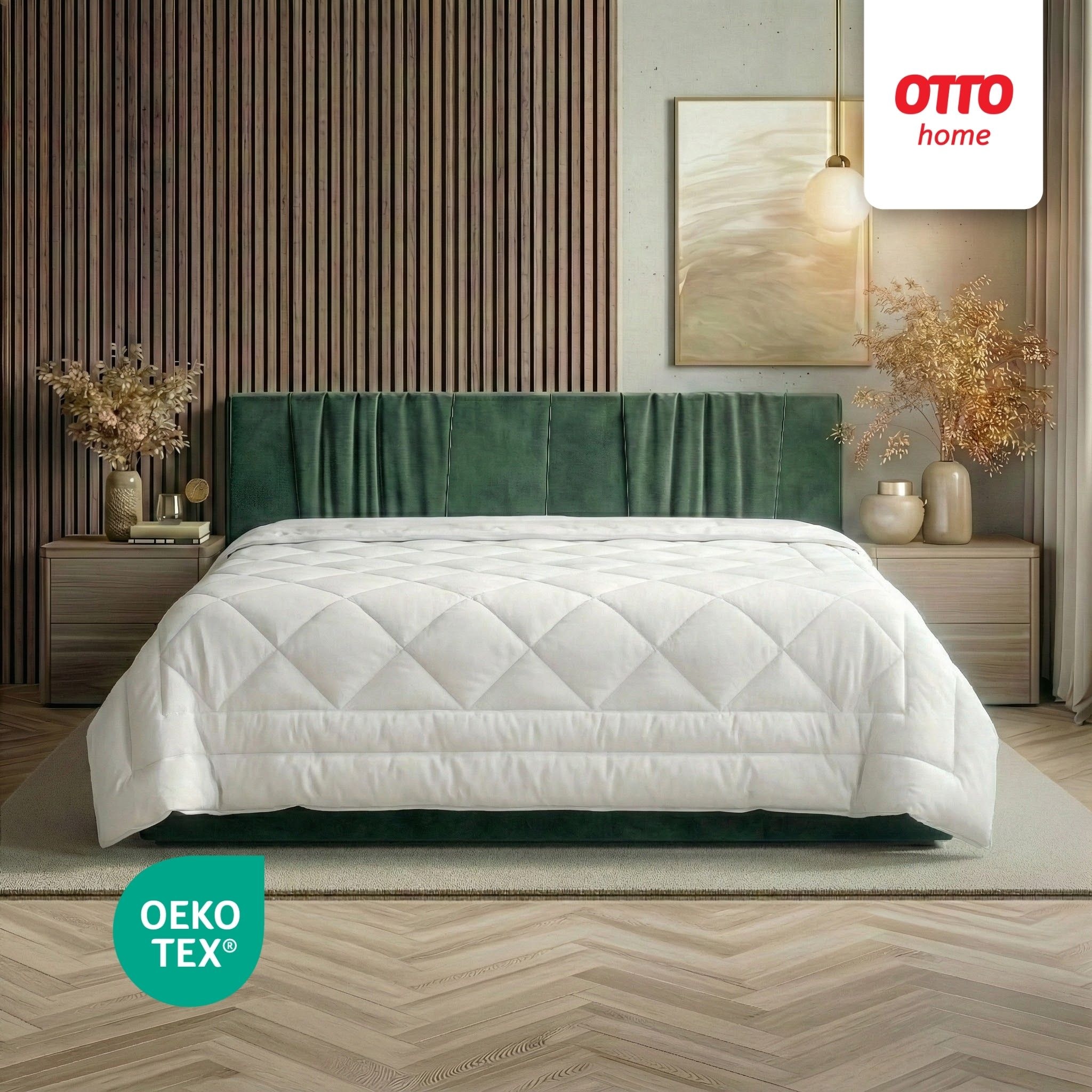 OTTO home Microfaserbettdecke »Baca, Bettdecke 135x200 cm, 155x220 cm und weitere Größen« leicht Füllung aushochwertiger6D-Hohlfaser Bezug Polyester 1 Stk. tlg. Bettdecken, Sommer, Winter, 4-Jahreszeiten, Decke