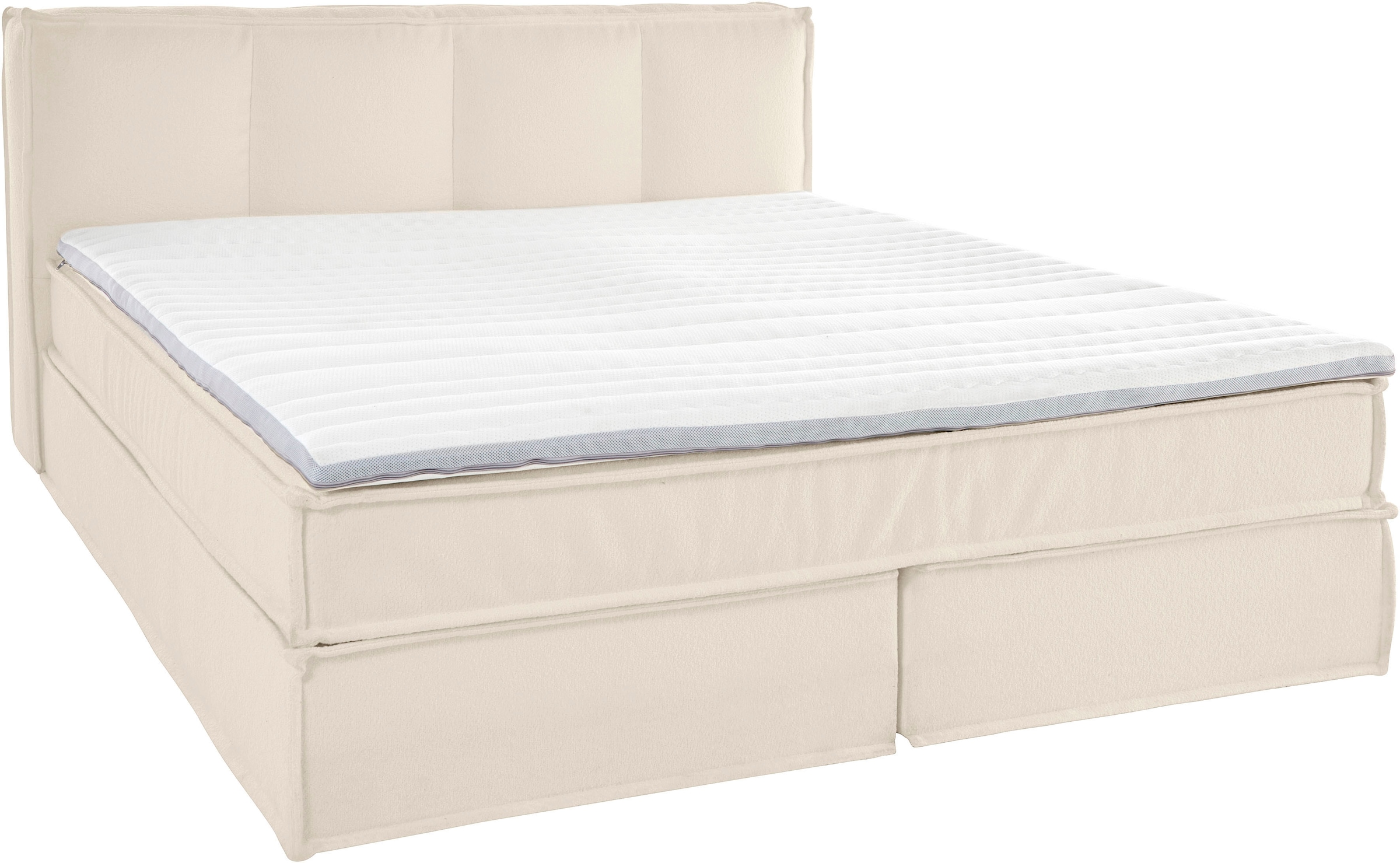 LeGer Home by Lena Gercke Boxspringbett »Addyson«, (Härtegrade H2, H3 und H4 wählbar), Boxspringbett inkl. Topper, 2 Matratzen
