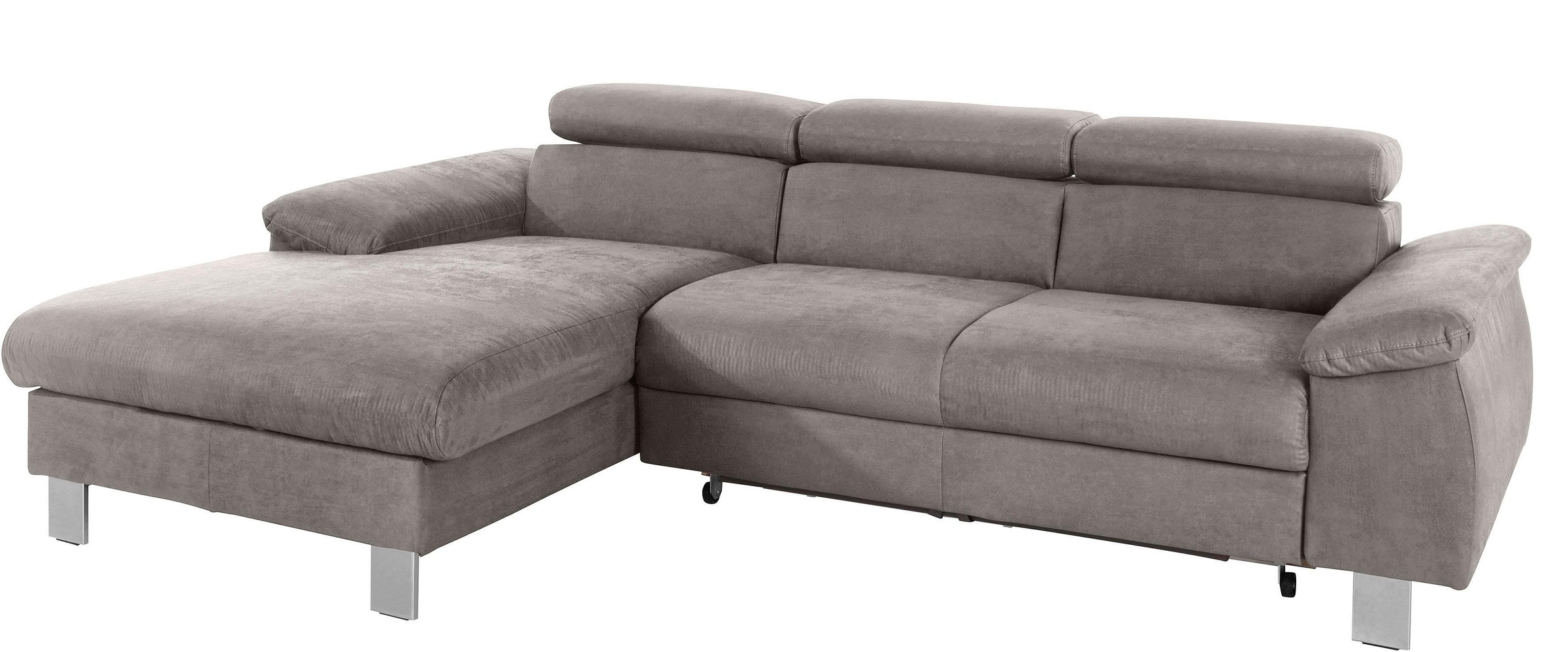 COTTA Ecksofa »Komaris L-Form, B: 244 cm« mit Kopfteilverstellung, optional günstig online kaufen