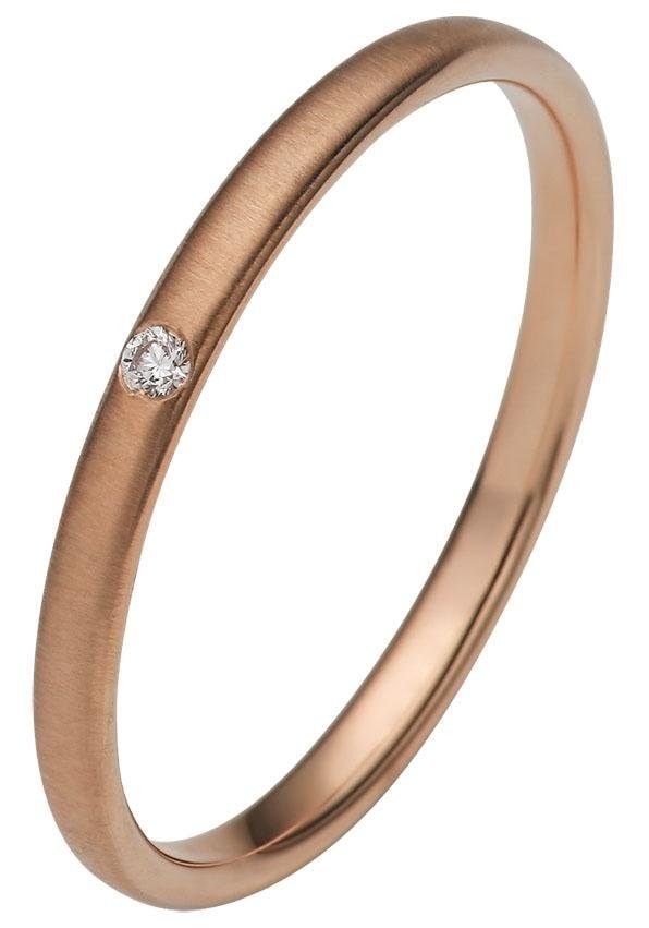 Firetti Trauring »Schmuck Geschenk Gold 375 Hochzeit Ehering "LIEBE"«, Made in Germany, wahlweise mit oder ohne Brillant