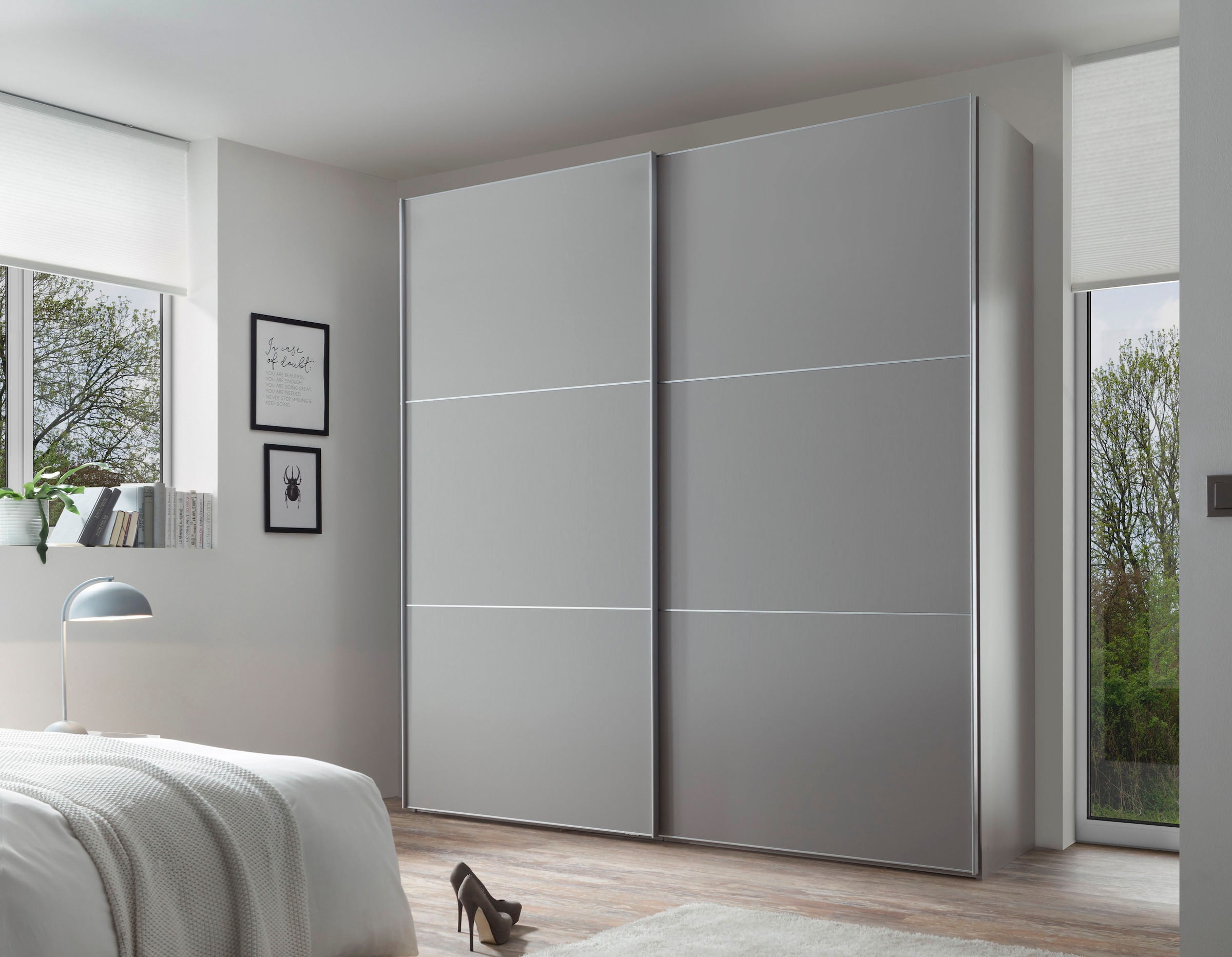 STAUD Schwebetürenschrank »Includo, Made in Germany« Mit vier verschiedenen Ausstattungsvarianten