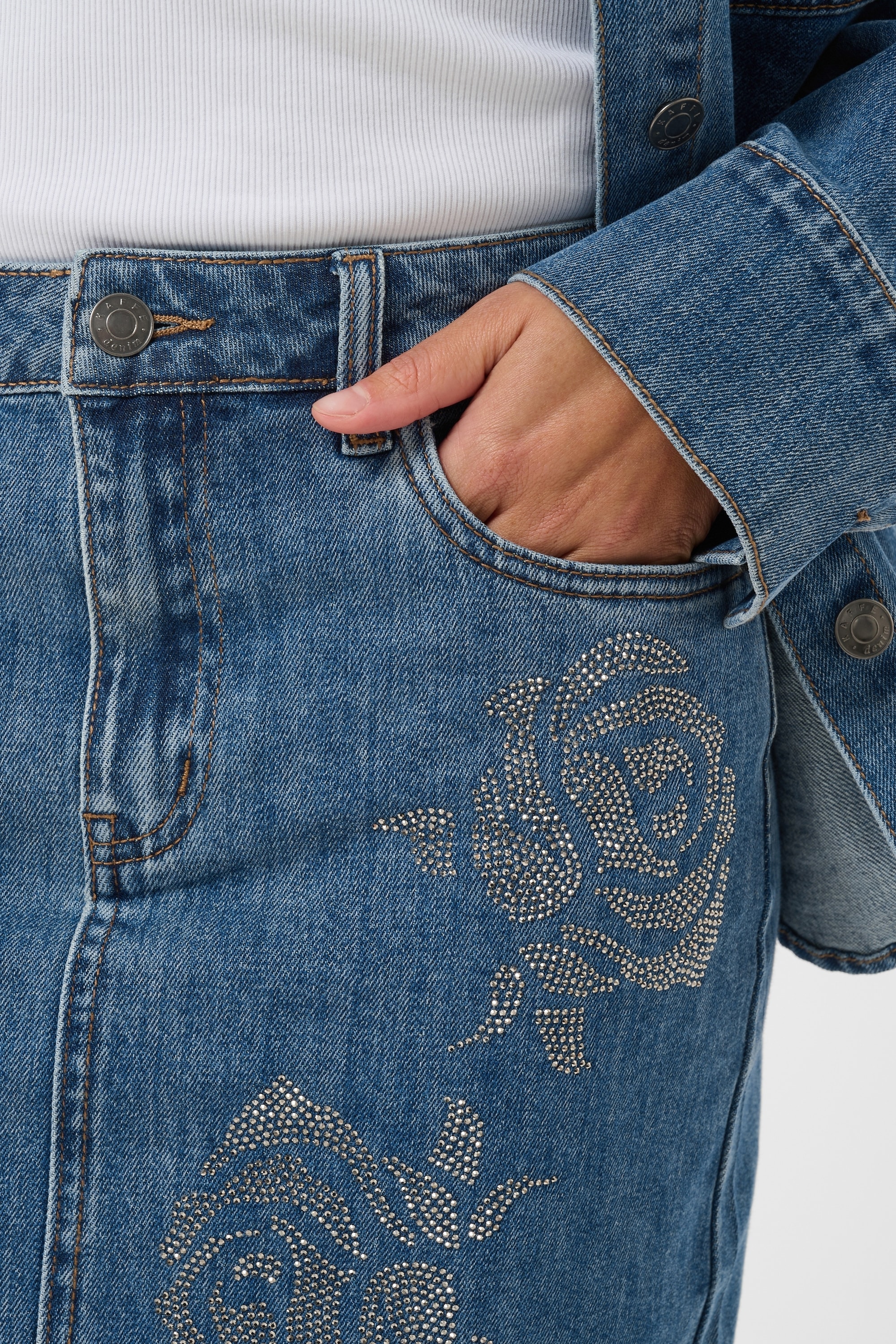 KAFFE Jeansrock »Denimrock KAcastelia«