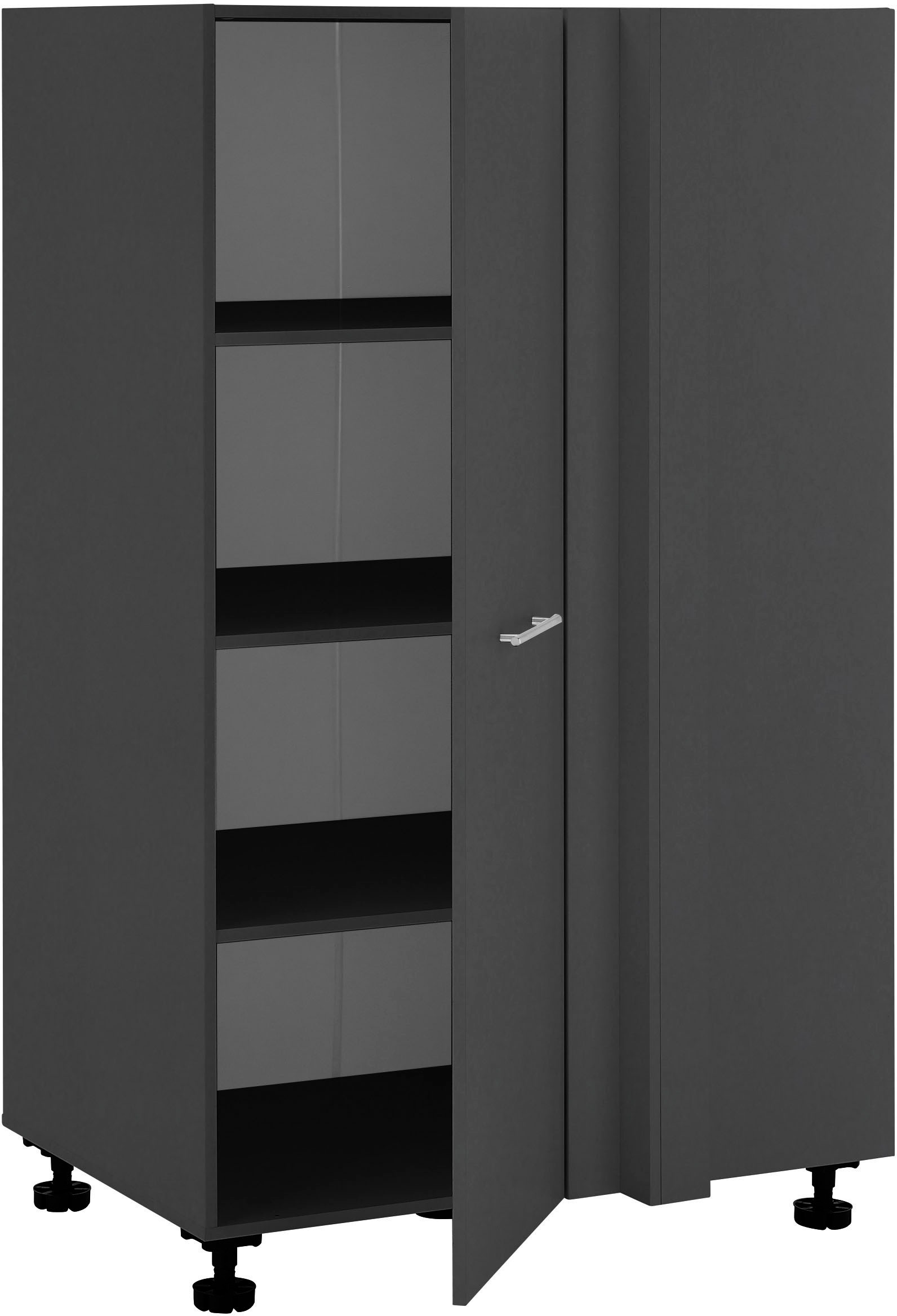 Laundreezy Mehrzweckschrank-Set »Laundreezy, Eckschrank BxHxT 100x162x68 cm« 1 Stk. tlg.