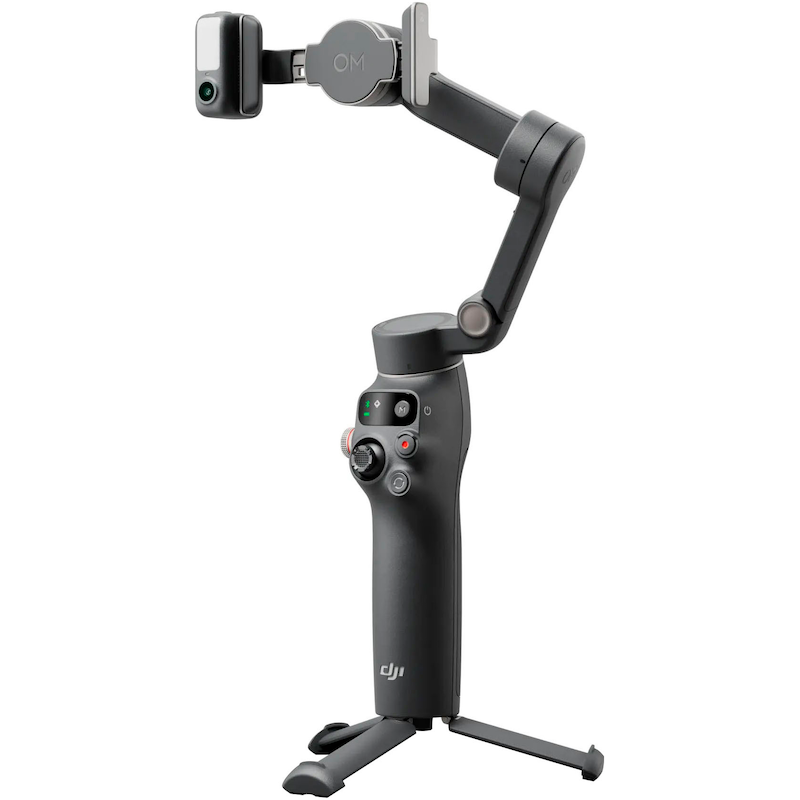 DJI Gimbal »OSMO MOBILE 7 Pro« schwarz Integrierter Verlängerungsstab & Stativ