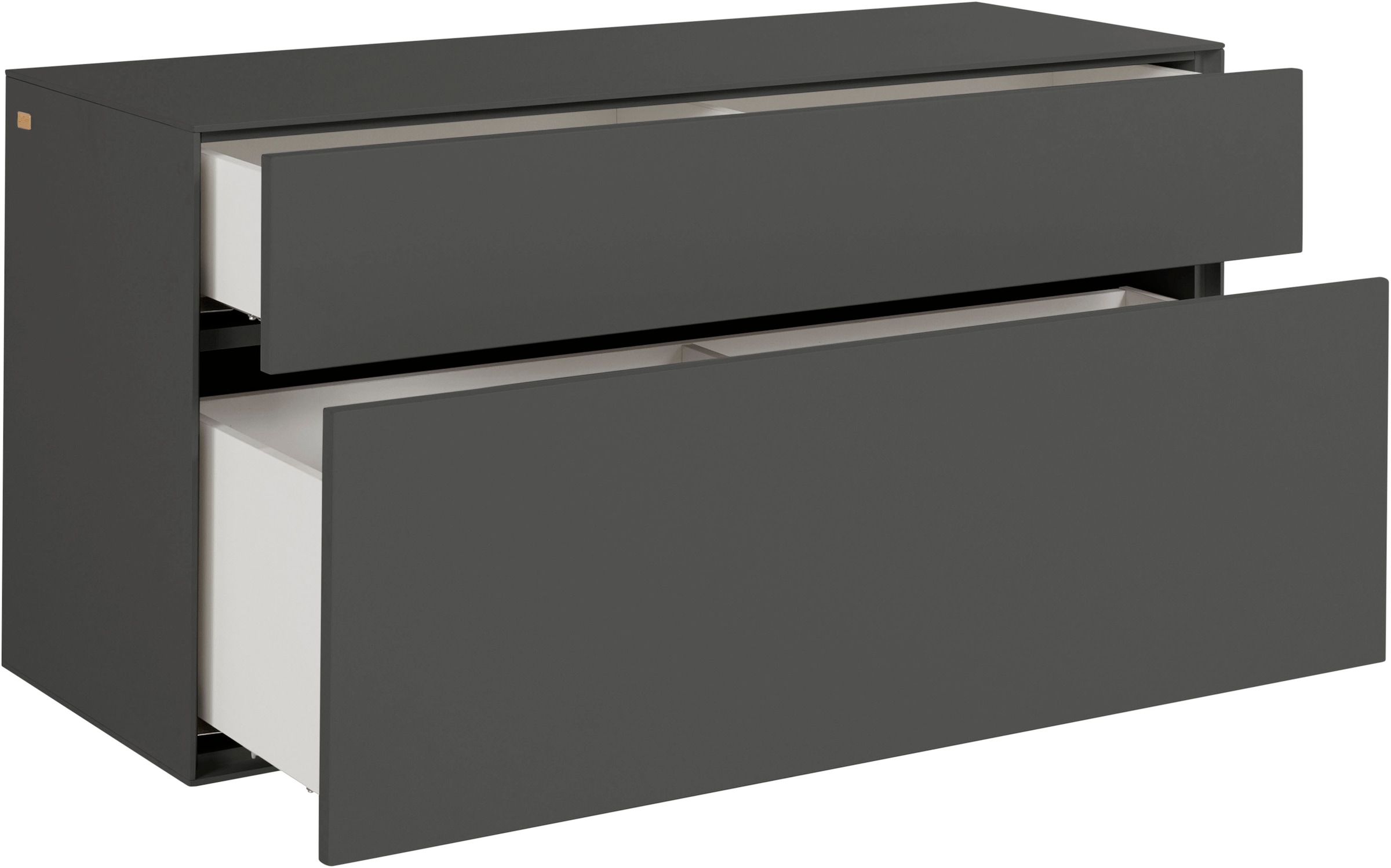 LeGer Home by Lena Gercke Lowboard »Essentials«, Breite: 112 cm, MDF lackiert, Push-to-open-Funktion