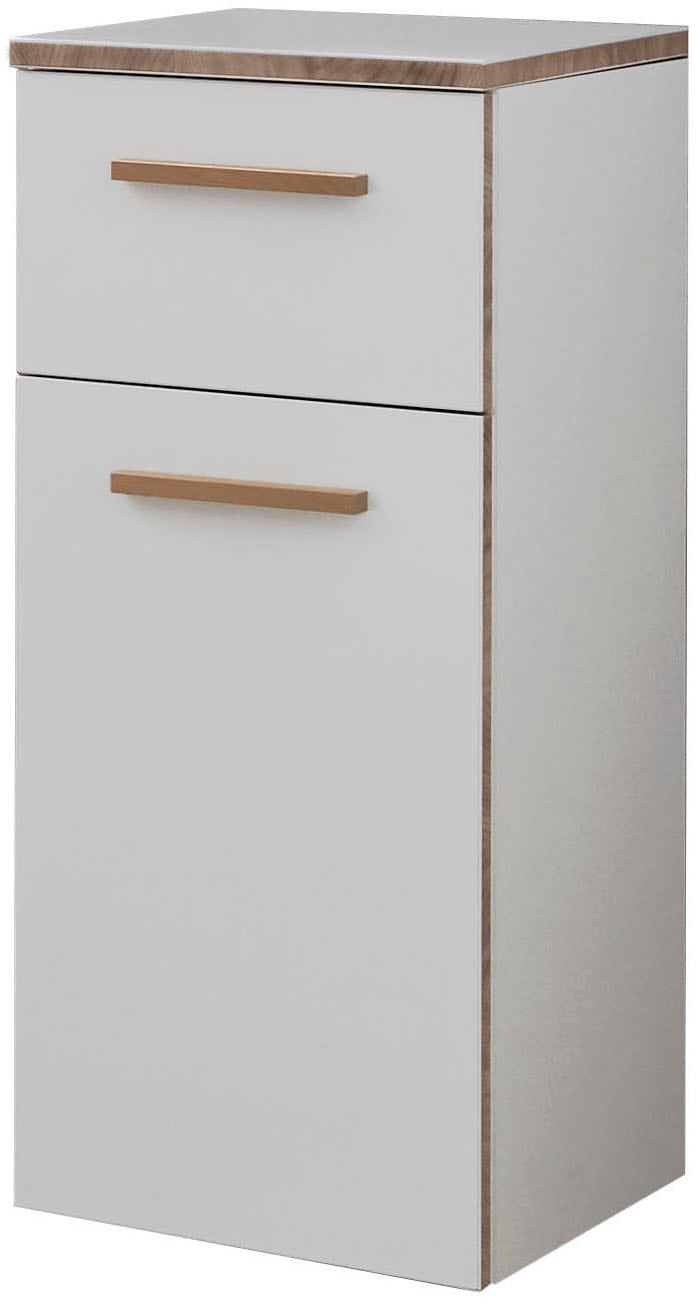 Saphir Badmöbel-Set »Quickset 931 5-teilig, Waschbeckenunterschrank und LED-Spiegelschrank«, (Set, 5 St.), Weiß Glanz, inkl. Türdämpfer, ohne Waschbecken, 8 Türen, 2 Schubladen