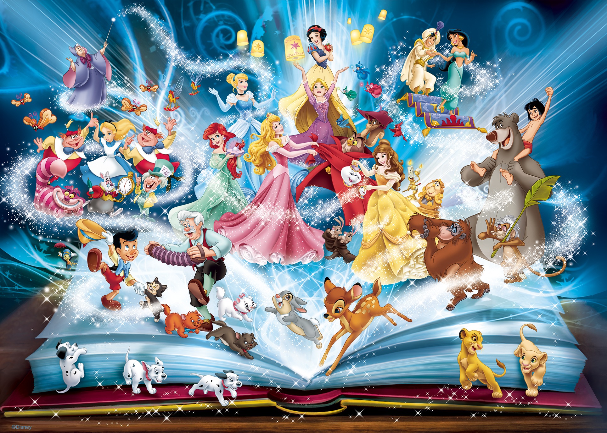 Ravensburger Puzzle »Disney Classics, Disney´s magisches Märchenbuch«, Made in Germany