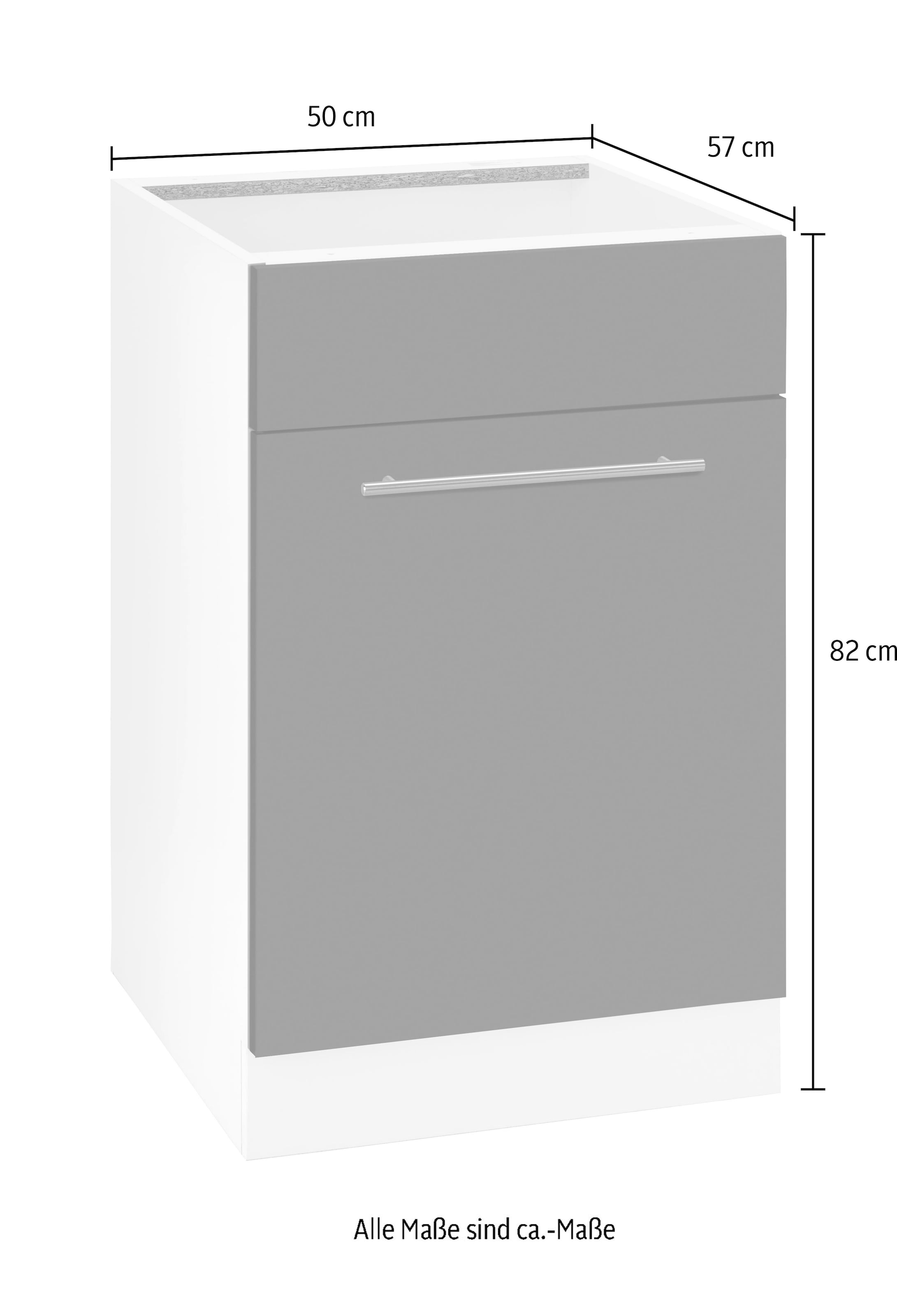 wiho Küchen Spülenschrank »Flexi2«, Breite 50 cm