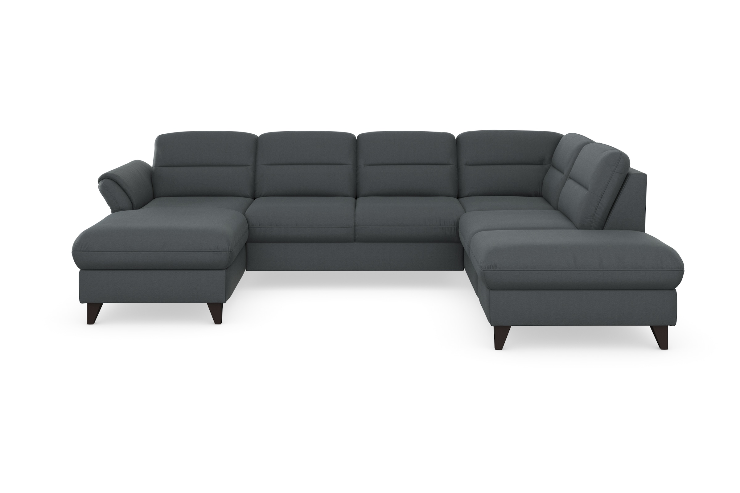 sit&more Wohnlandschaft »Mellum U-Form« Federkern, wahlweise mit Bettfunktion, Stauraum und Armteilfunktion